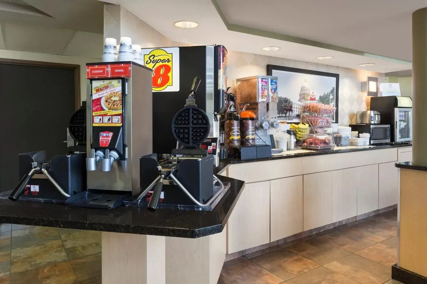 Continental breakfast in Super 8 by Wyndham Madison South