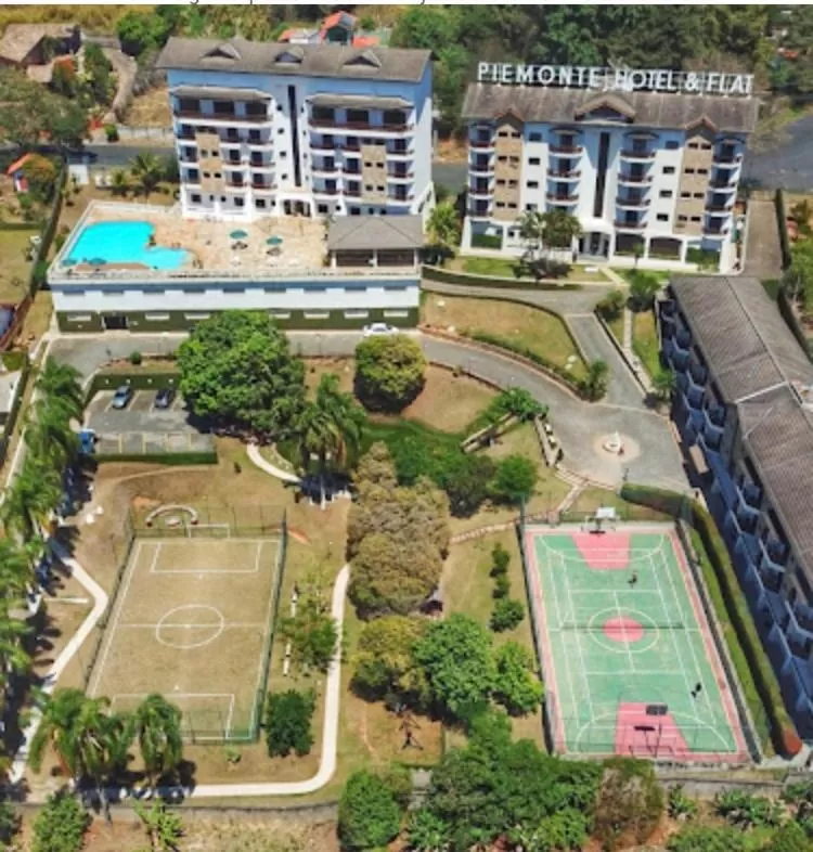 Property building, Bird's-eye View in Condomínio Flat Piemonte