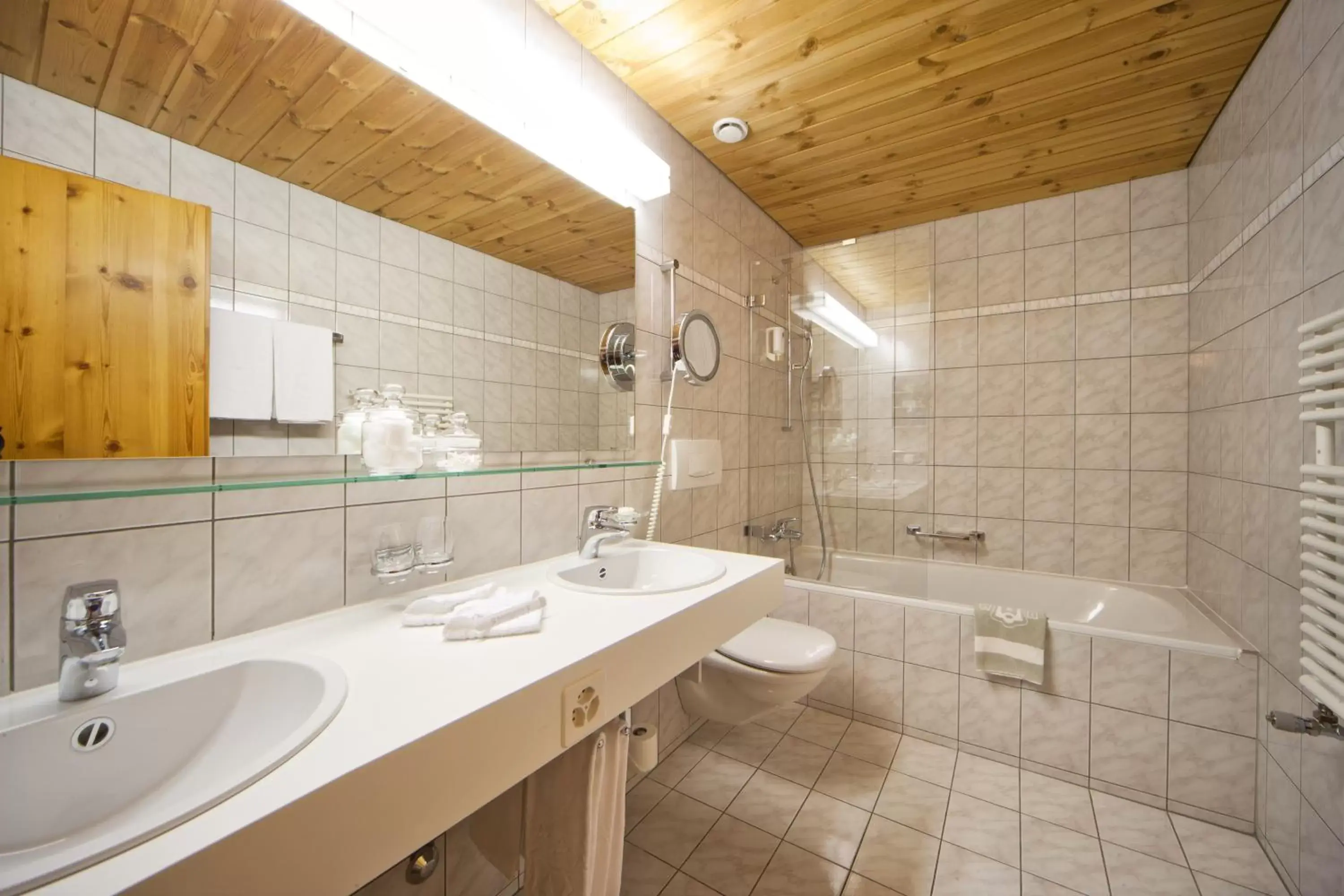 Bathroom in Waldhotel Arosa