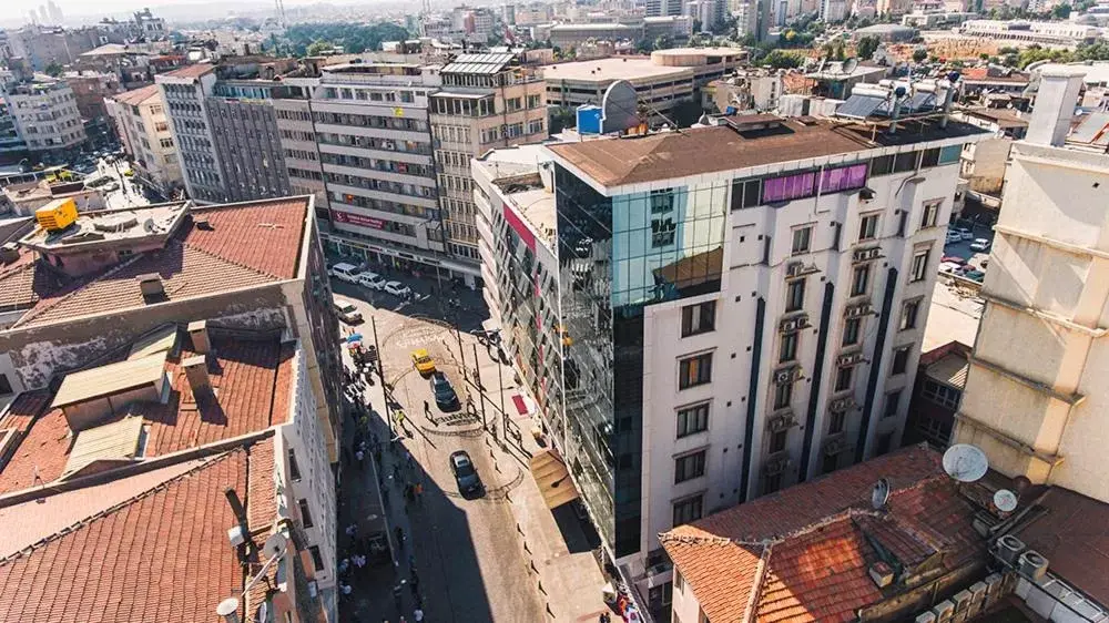 Bird's eye view, Bird's-eye View in Pamuk City Hotel