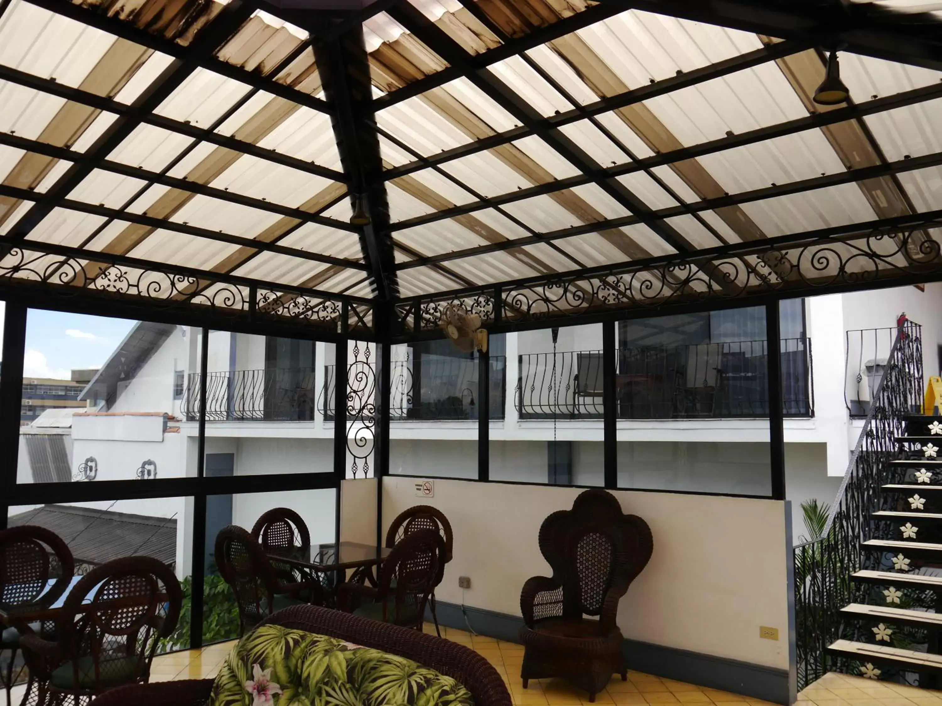 Balcony/Terrace in Hotel Santo Tomas / Historical Property