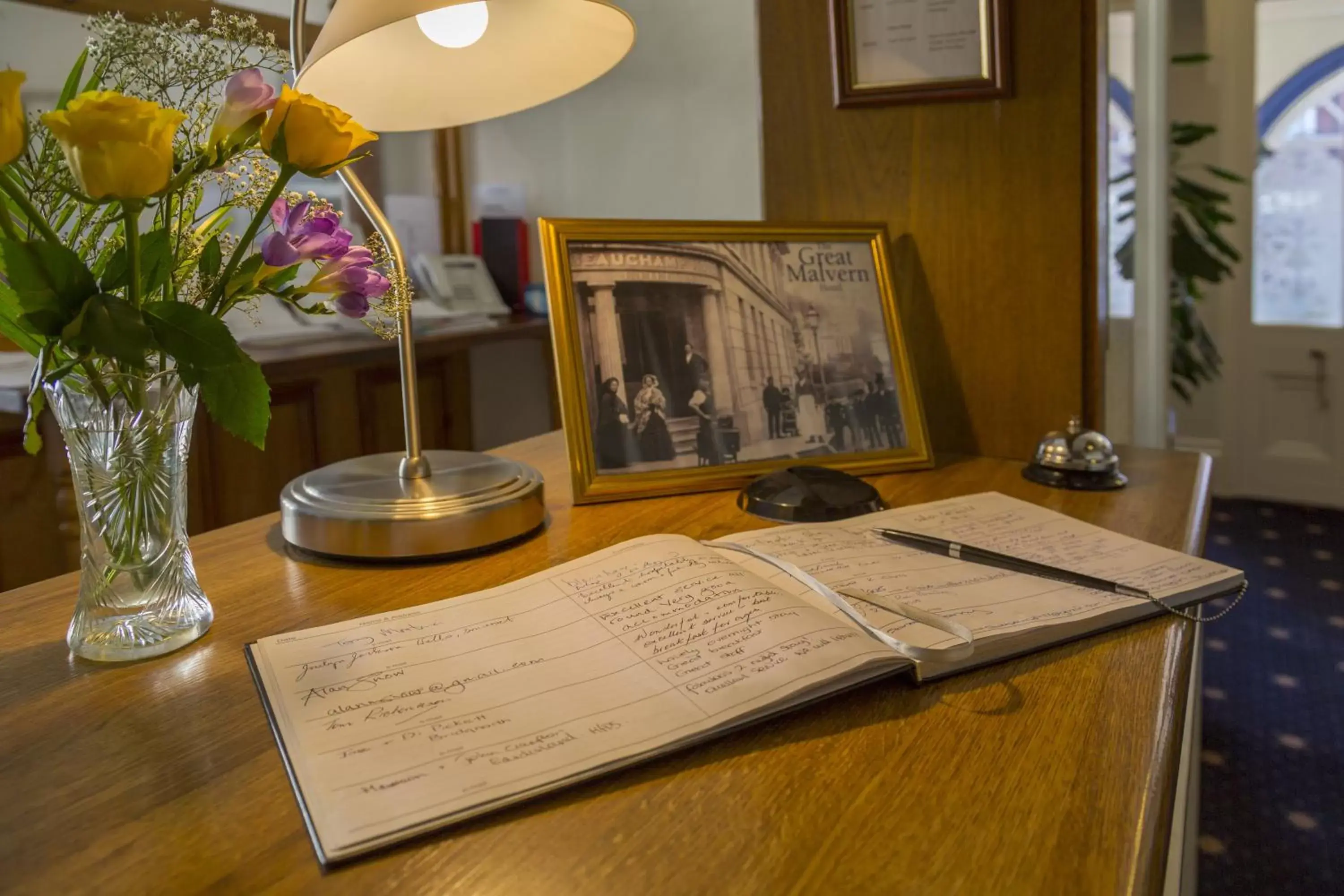 Lobby or reception in Great Malvern Hotel