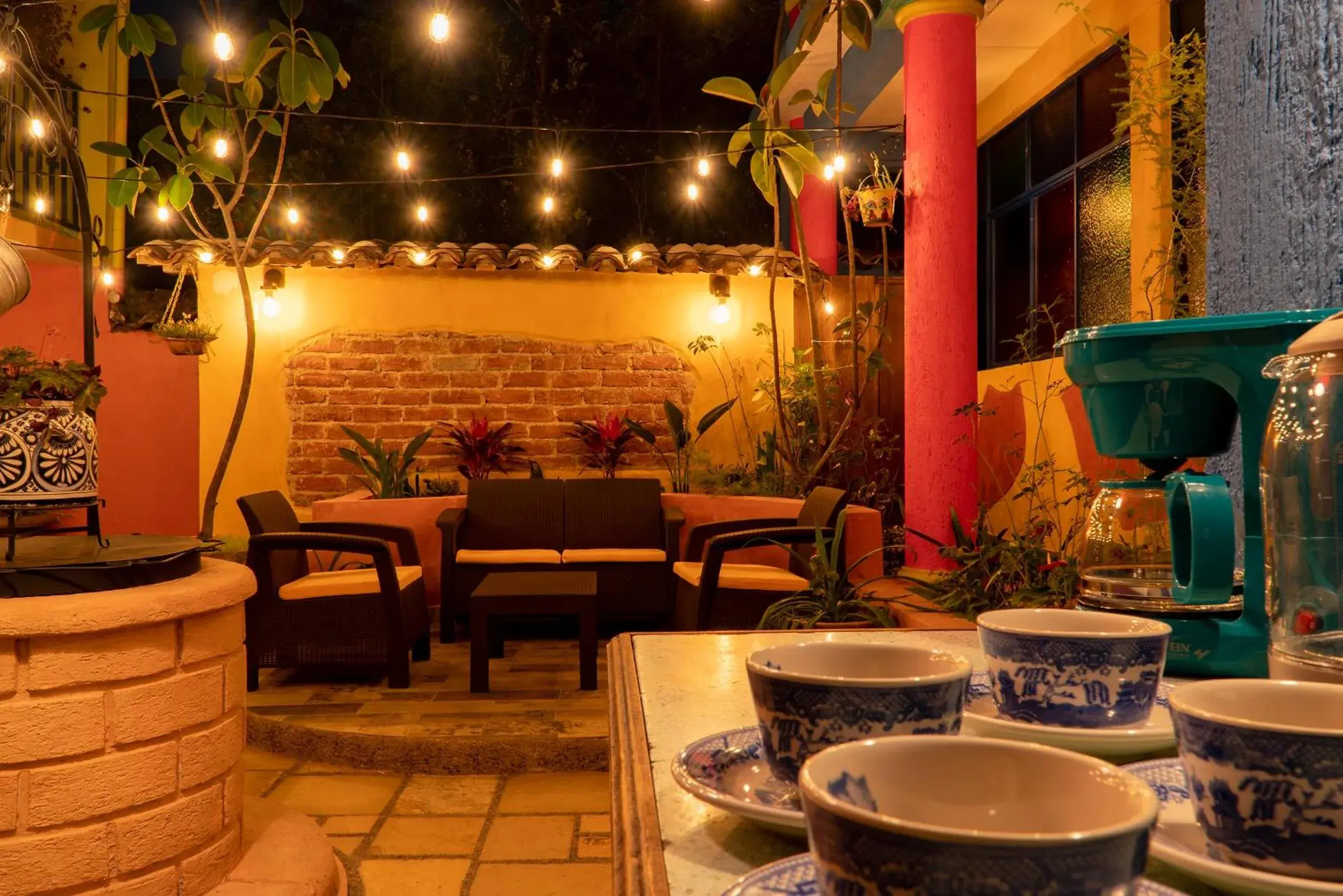 Patio in Hotel Tepeyac