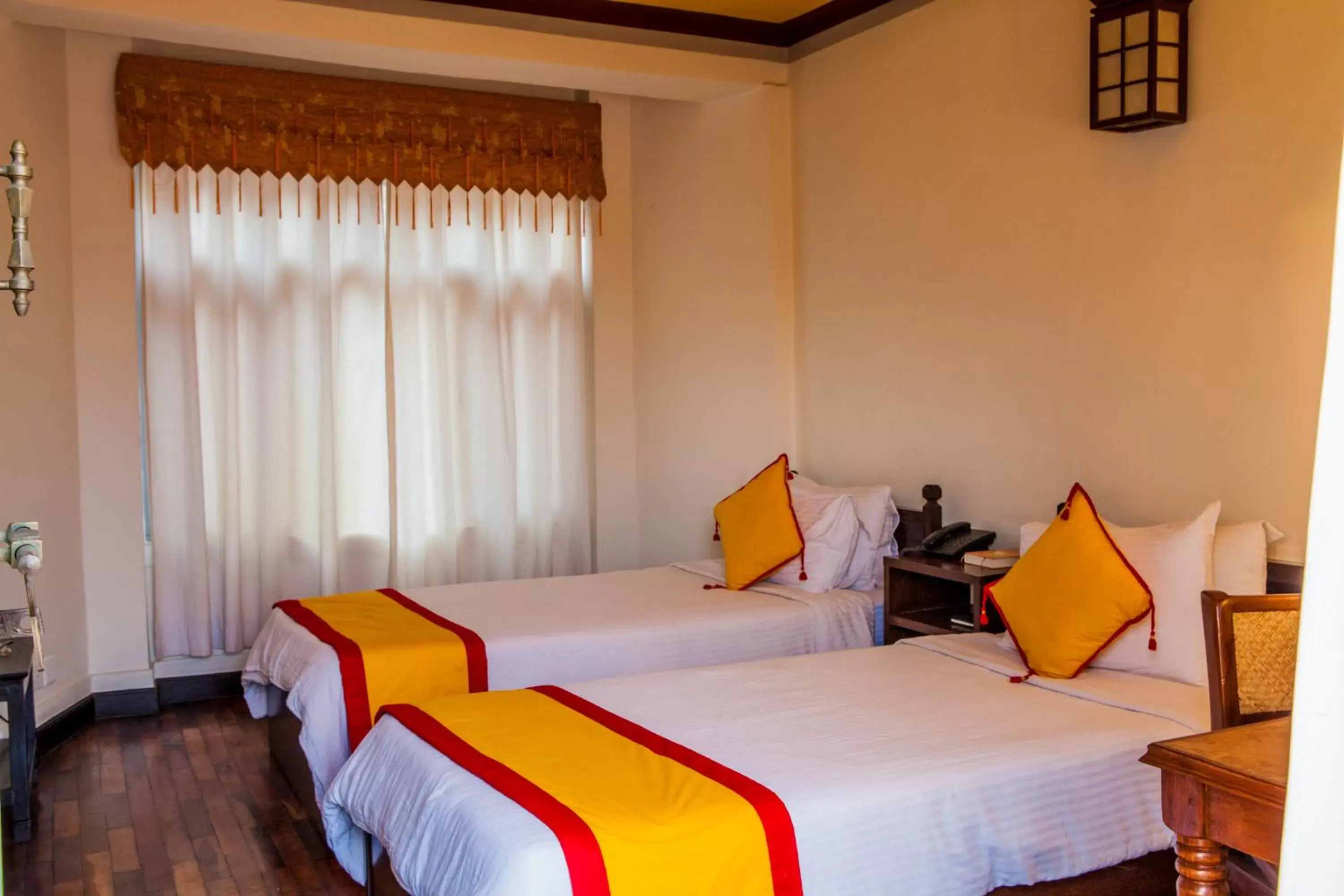 Bed in Shambaling Boutique Hotel