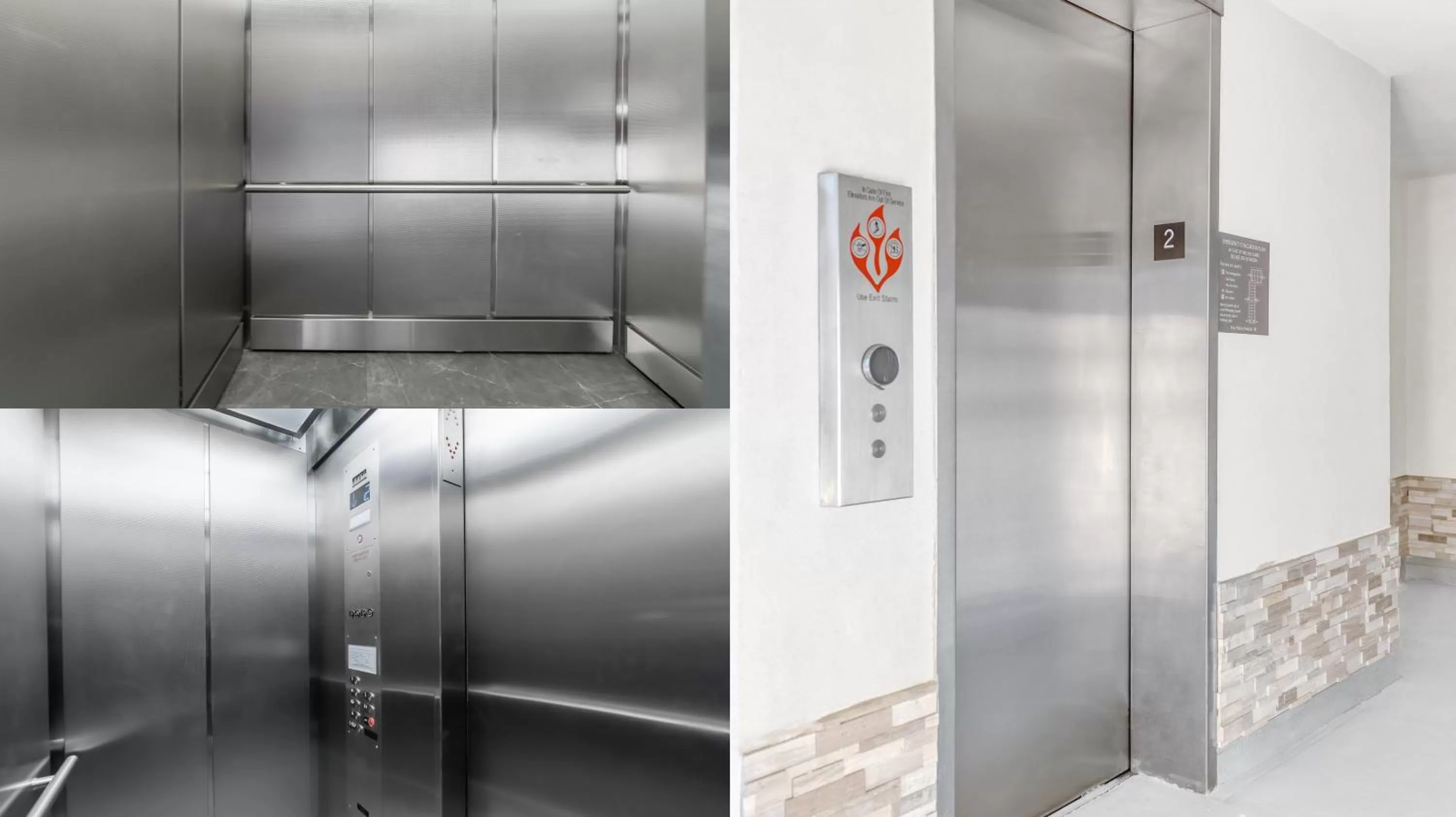 elevator in Studio 6 Suites Stockton, CA Waterfront