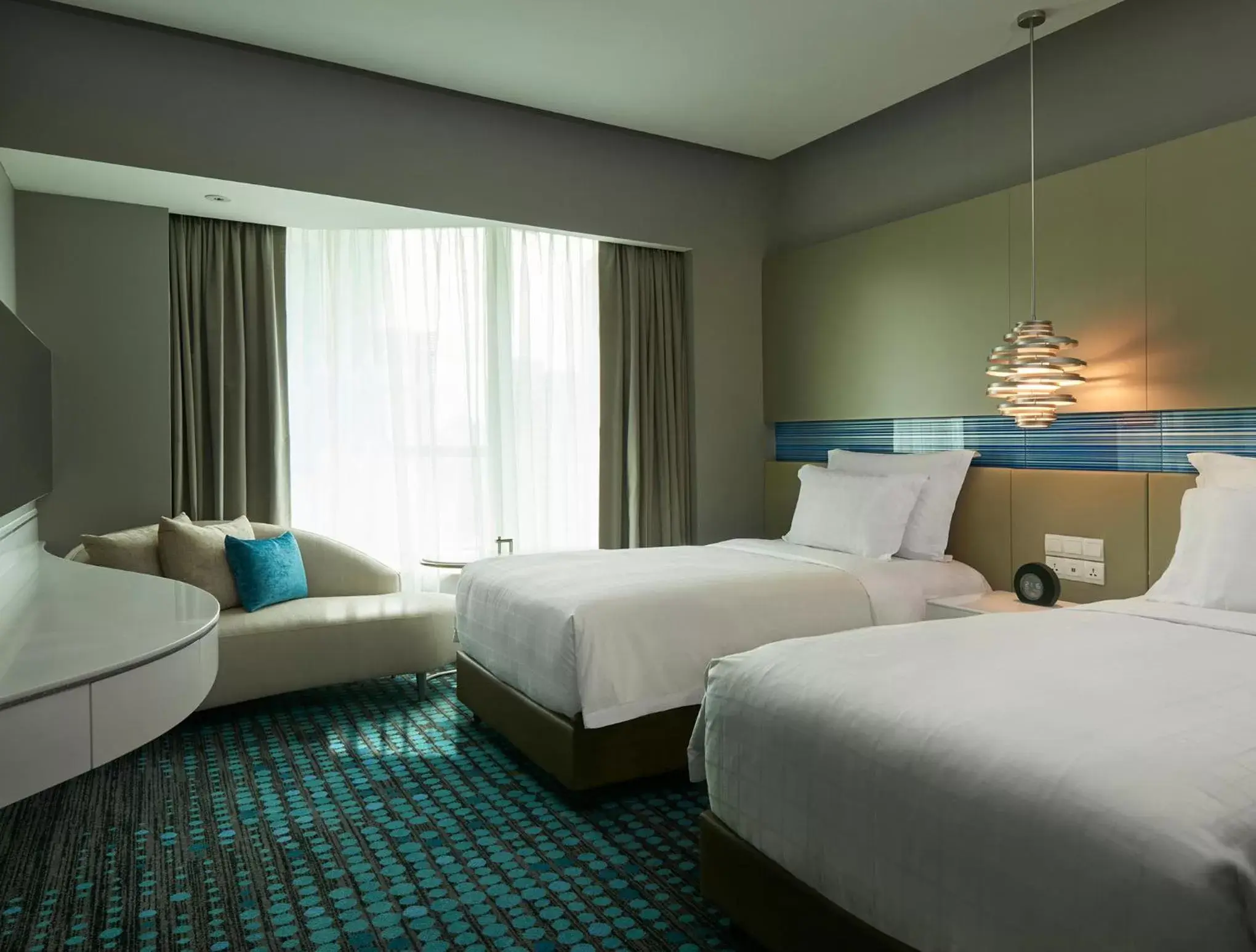 Bed in Pullman Kuala Lumpur City Centre Hotel & Residences