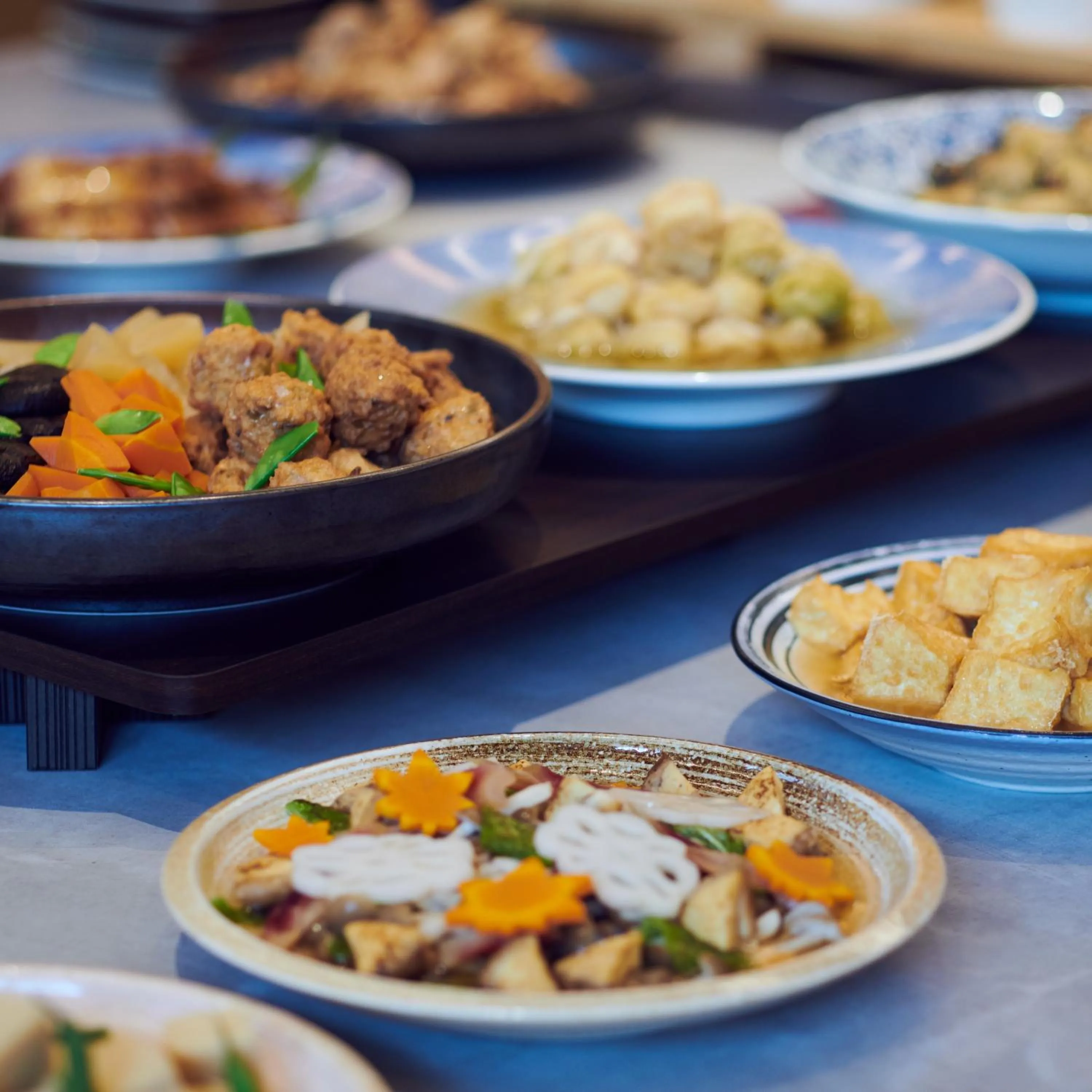 Buffet breakfast in hotel androoms Shin-Osaka