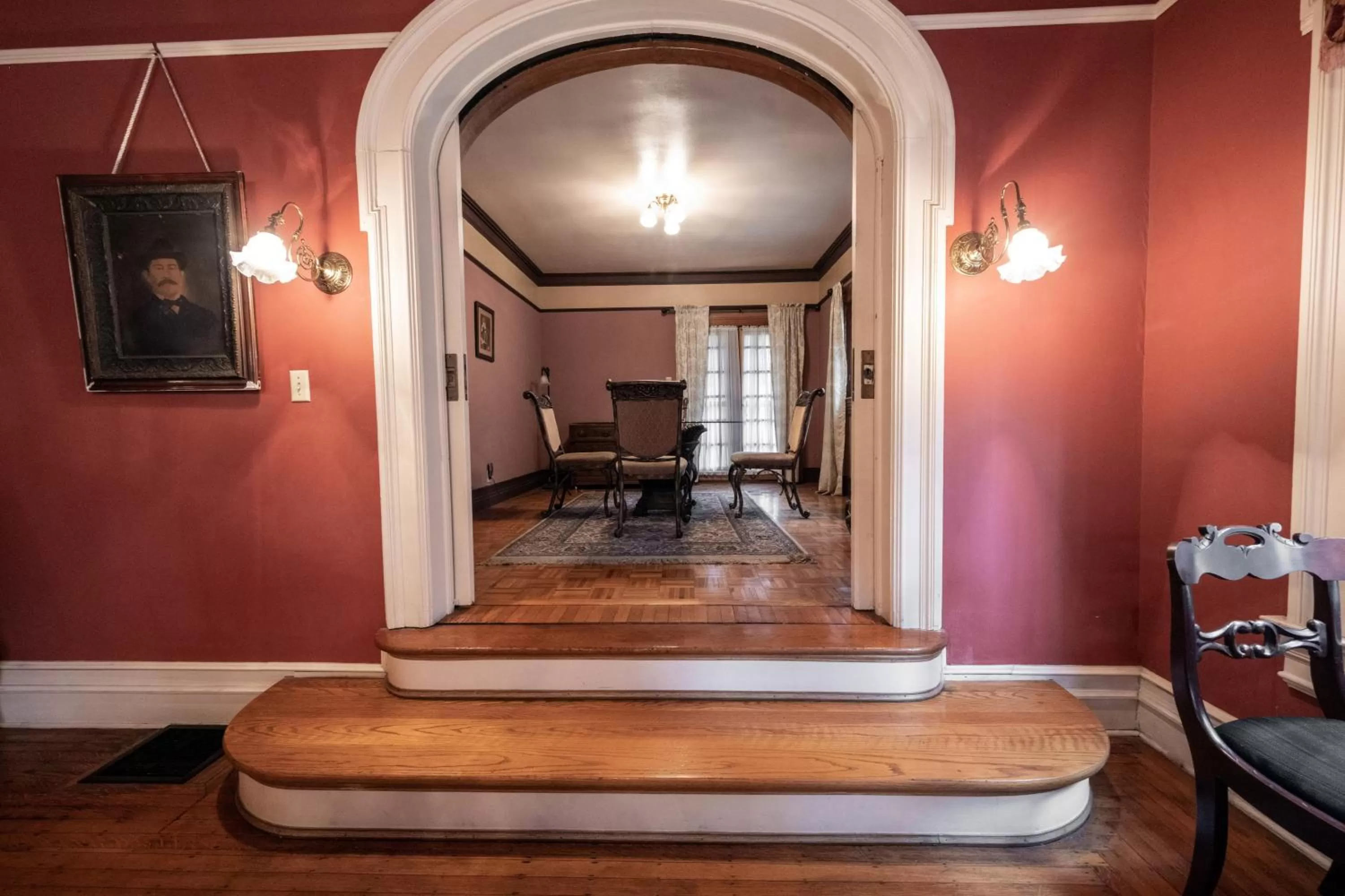 Seating area in Stone Soup Inn