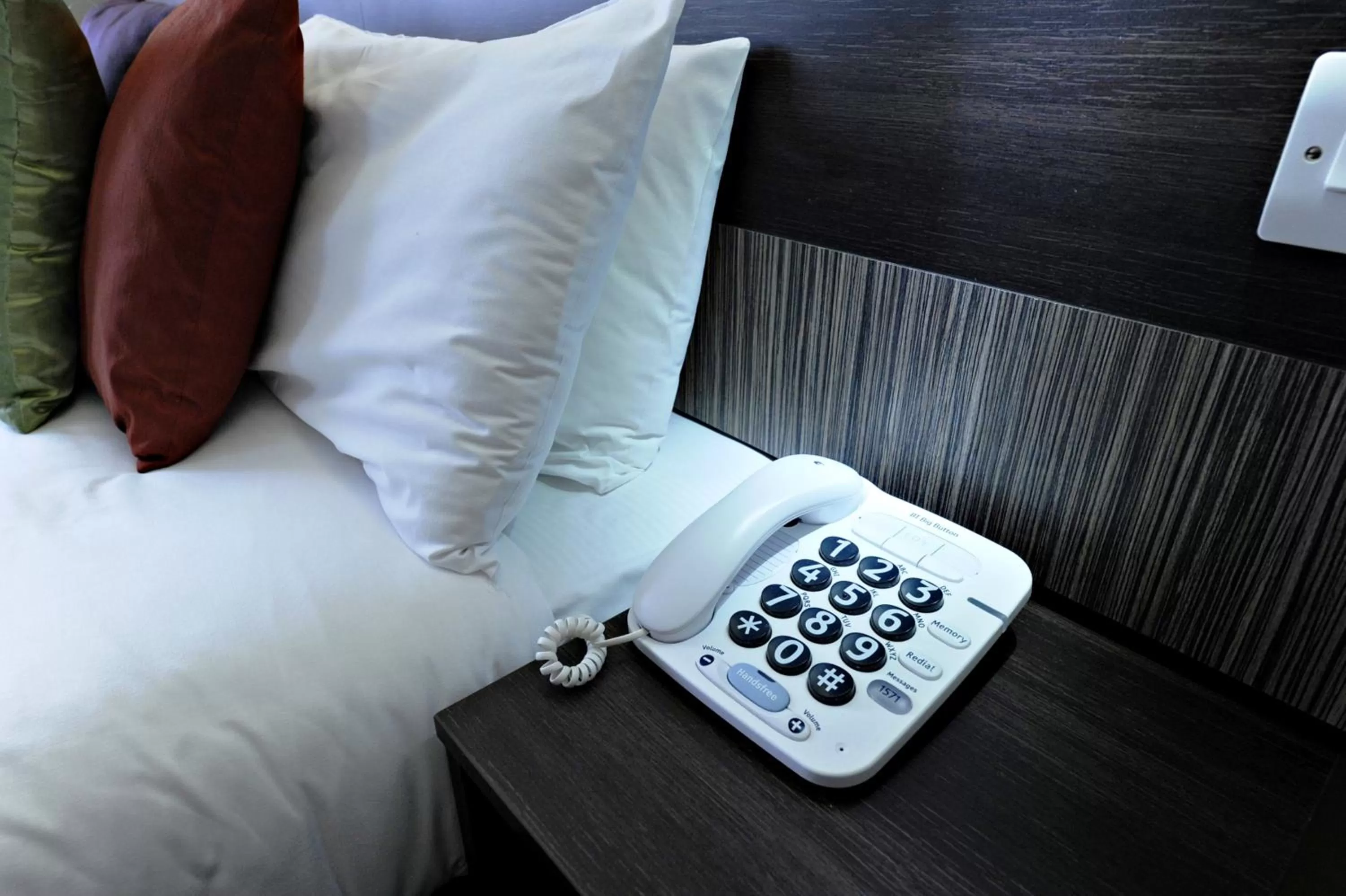 Decorative detail, Bed in Link Hotel