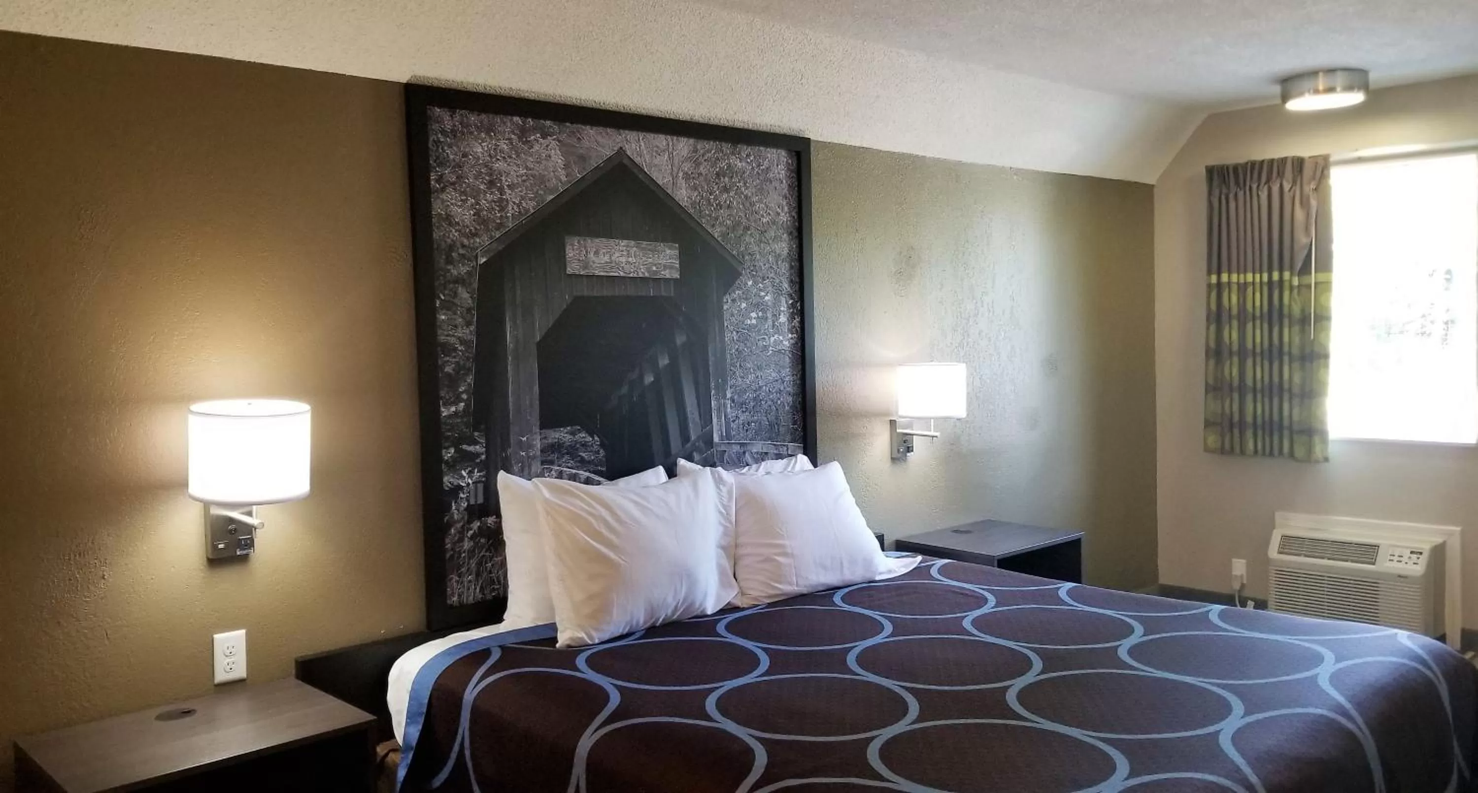 Bed in Super 8 by Wyndham Brownsburg