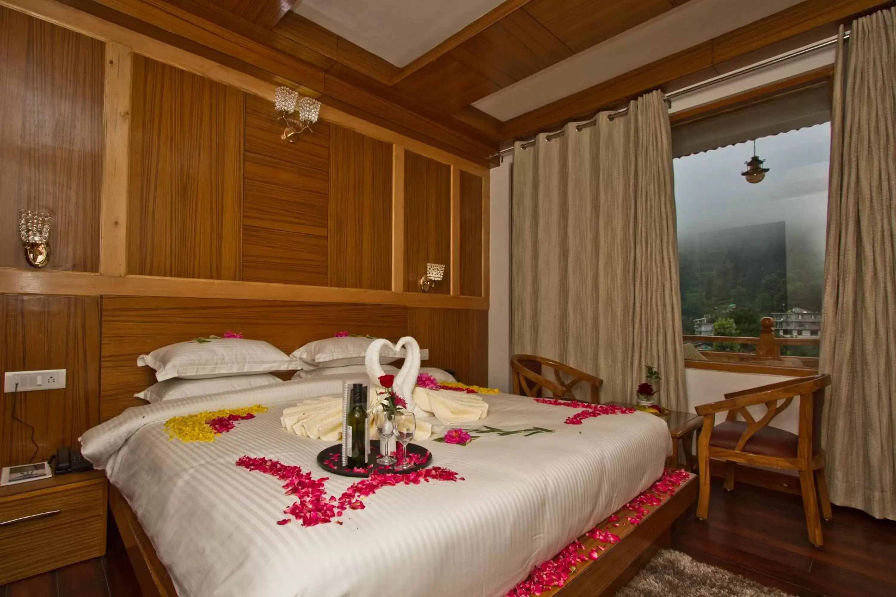 Decorative detail, Bed in Kalista Resort Decorative detail, Bed in Kalista Resort