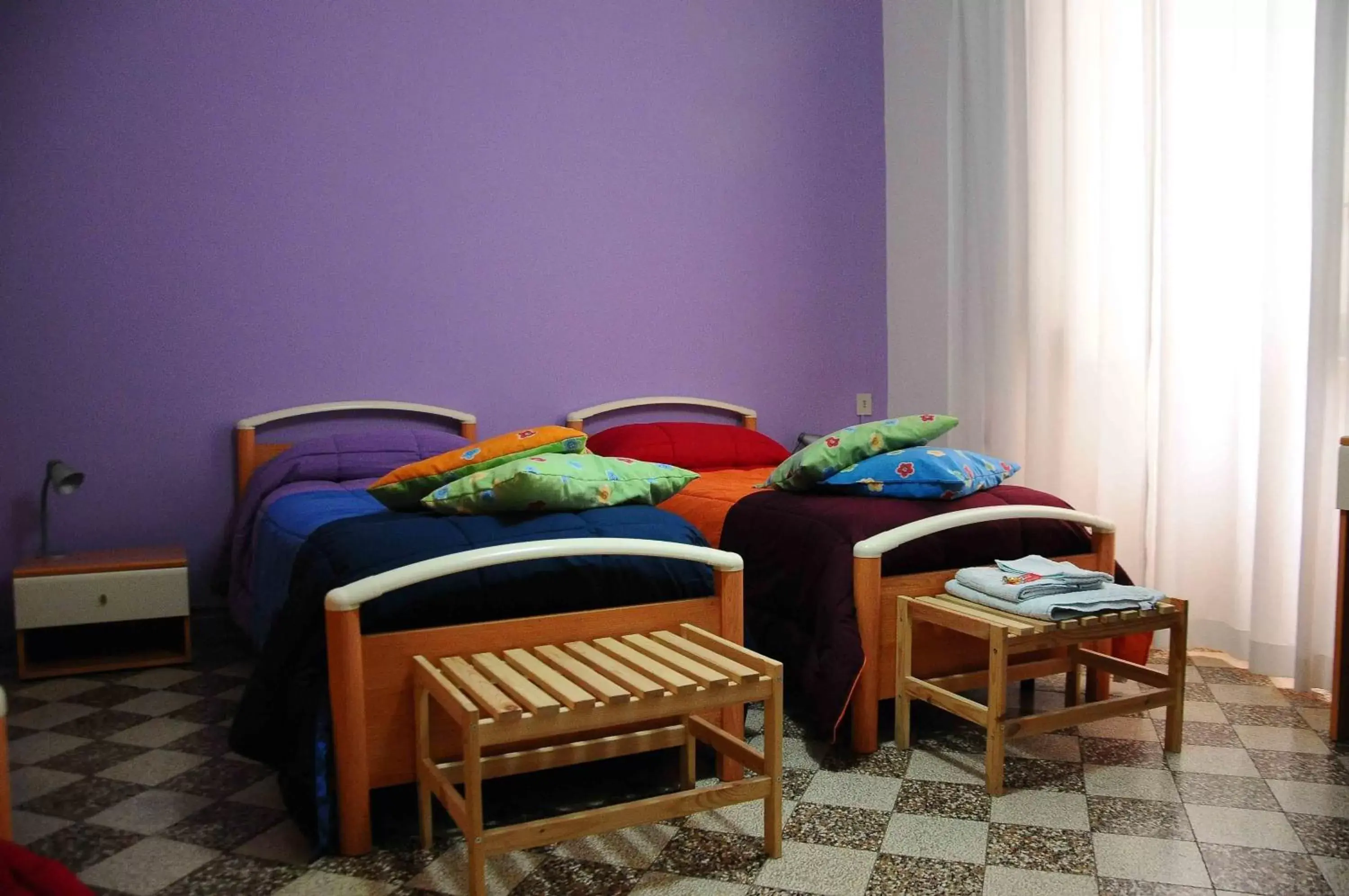 Decorative detail, Bed in B&B SoleLuna della Solidarietà