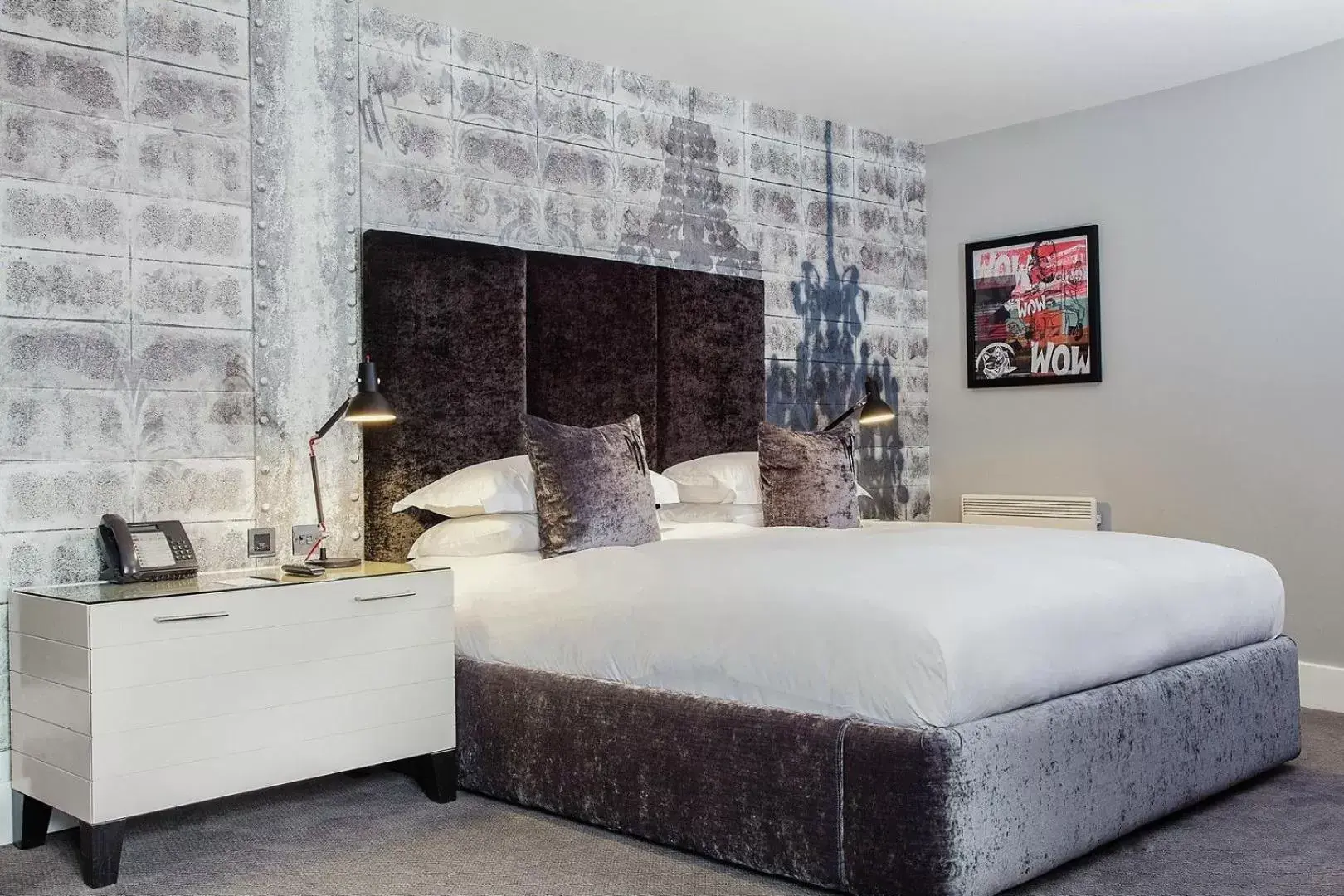 Bed in Malmaison Edinburgh