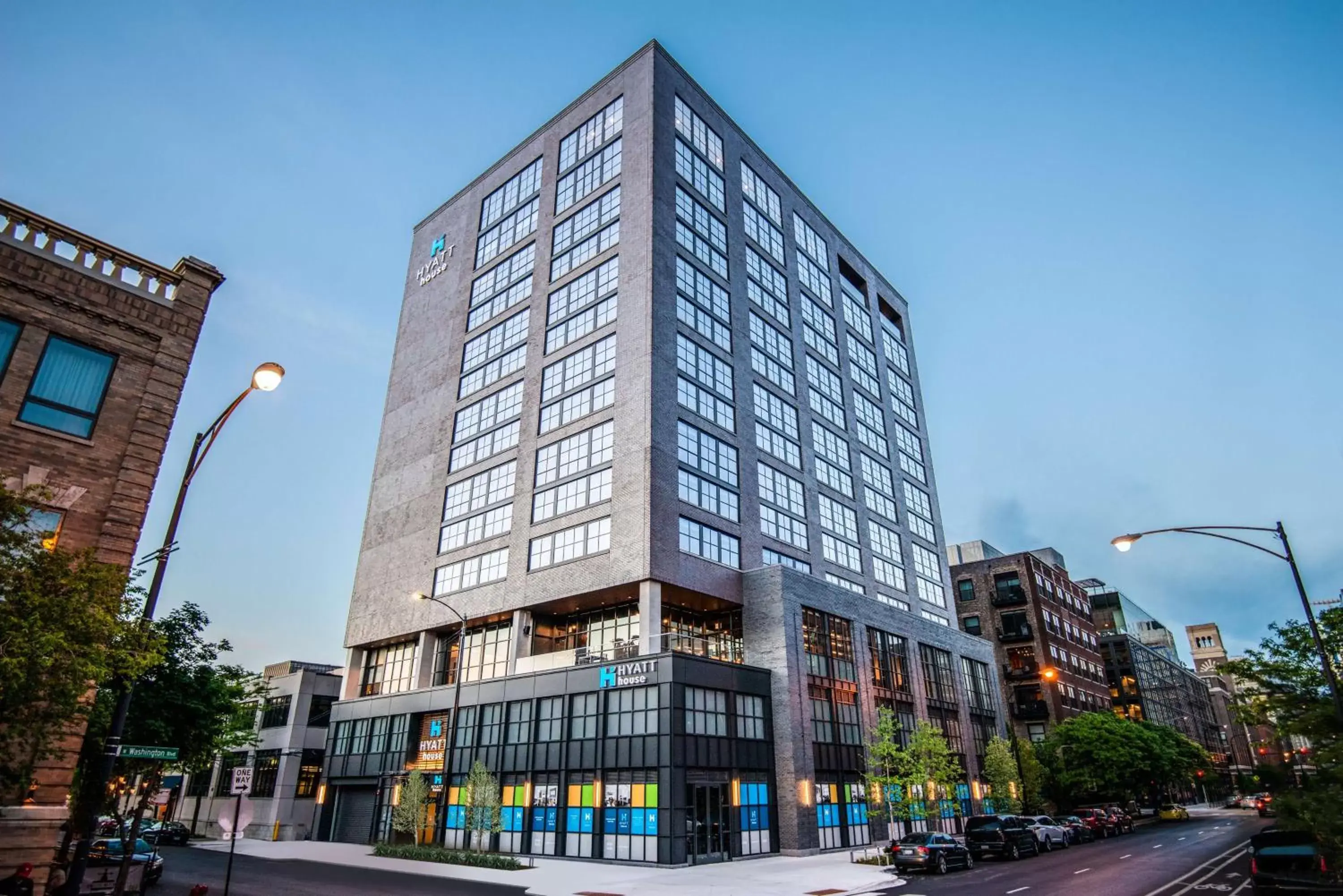 Property building in Hyatt House Chicago West Loop-Fulton Market Property building in Hyatt House Chicago West Loop-Fulton Market