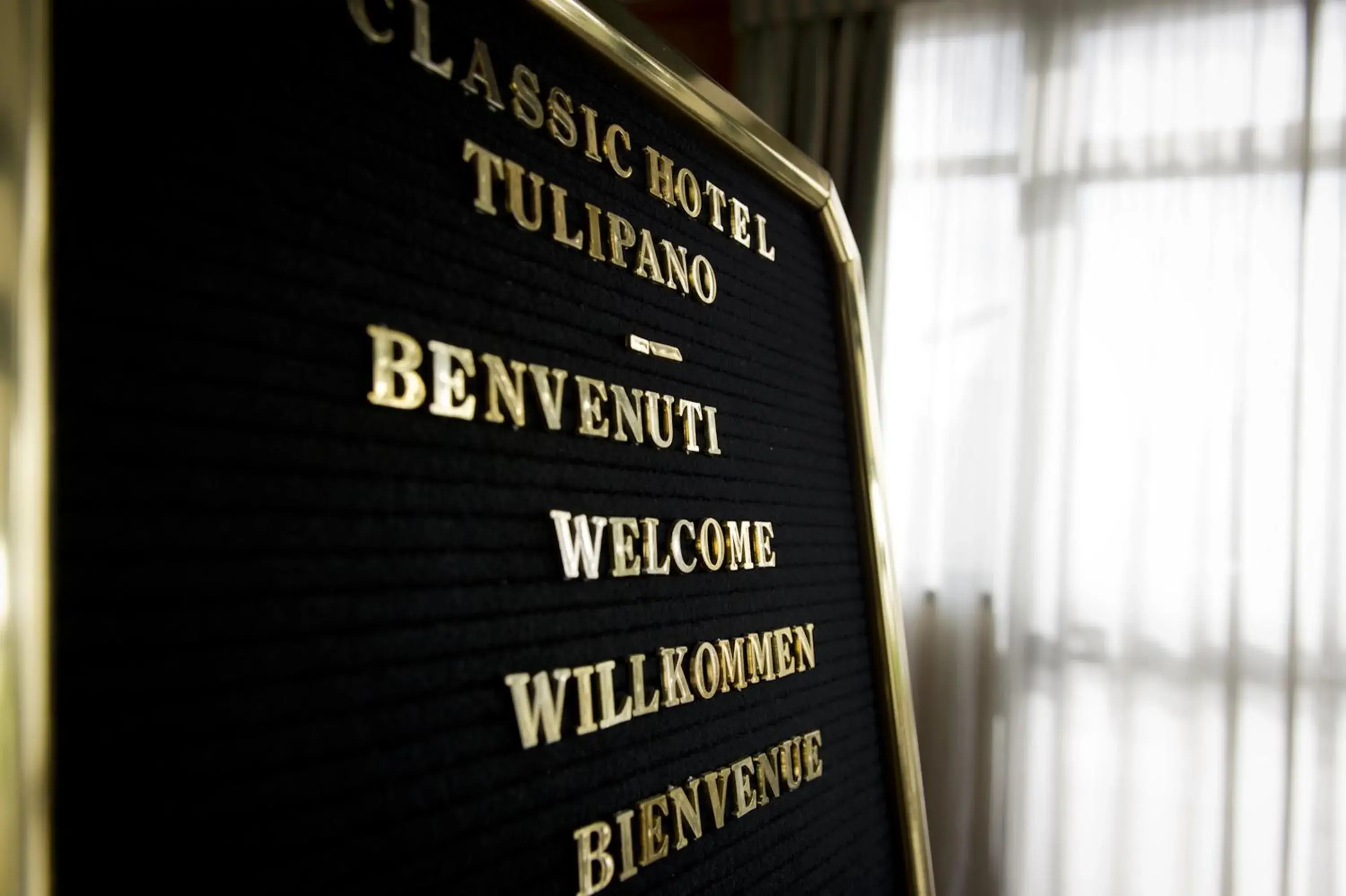 Decorative detail in Classic Hotel Tulipano