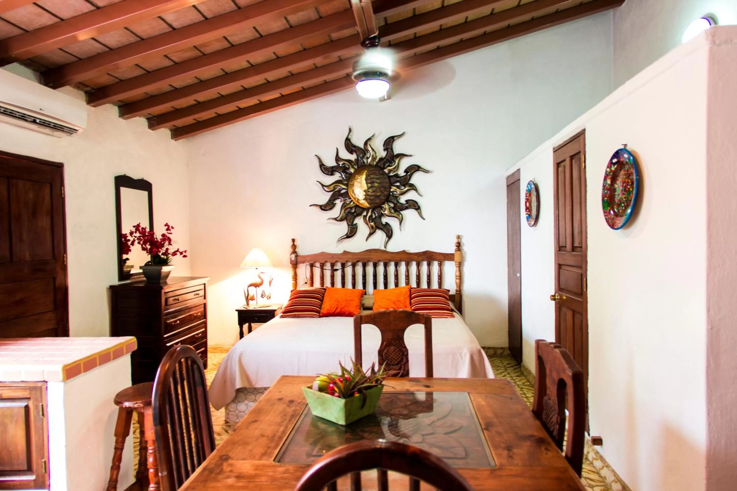 Bed in Hotel Posada De Roger - Near Los Muertos Beach