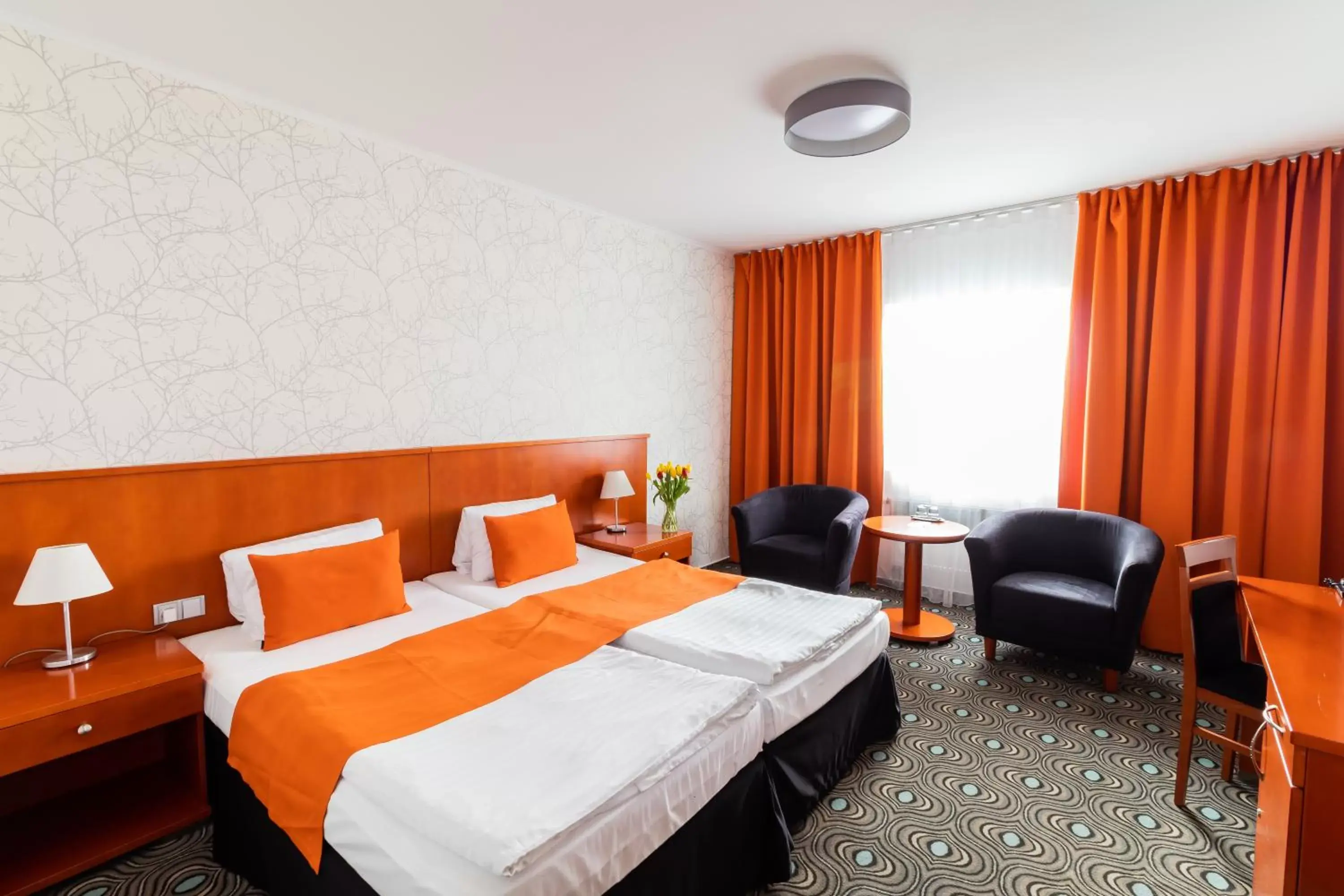 Bed in Parkhotel Plzen