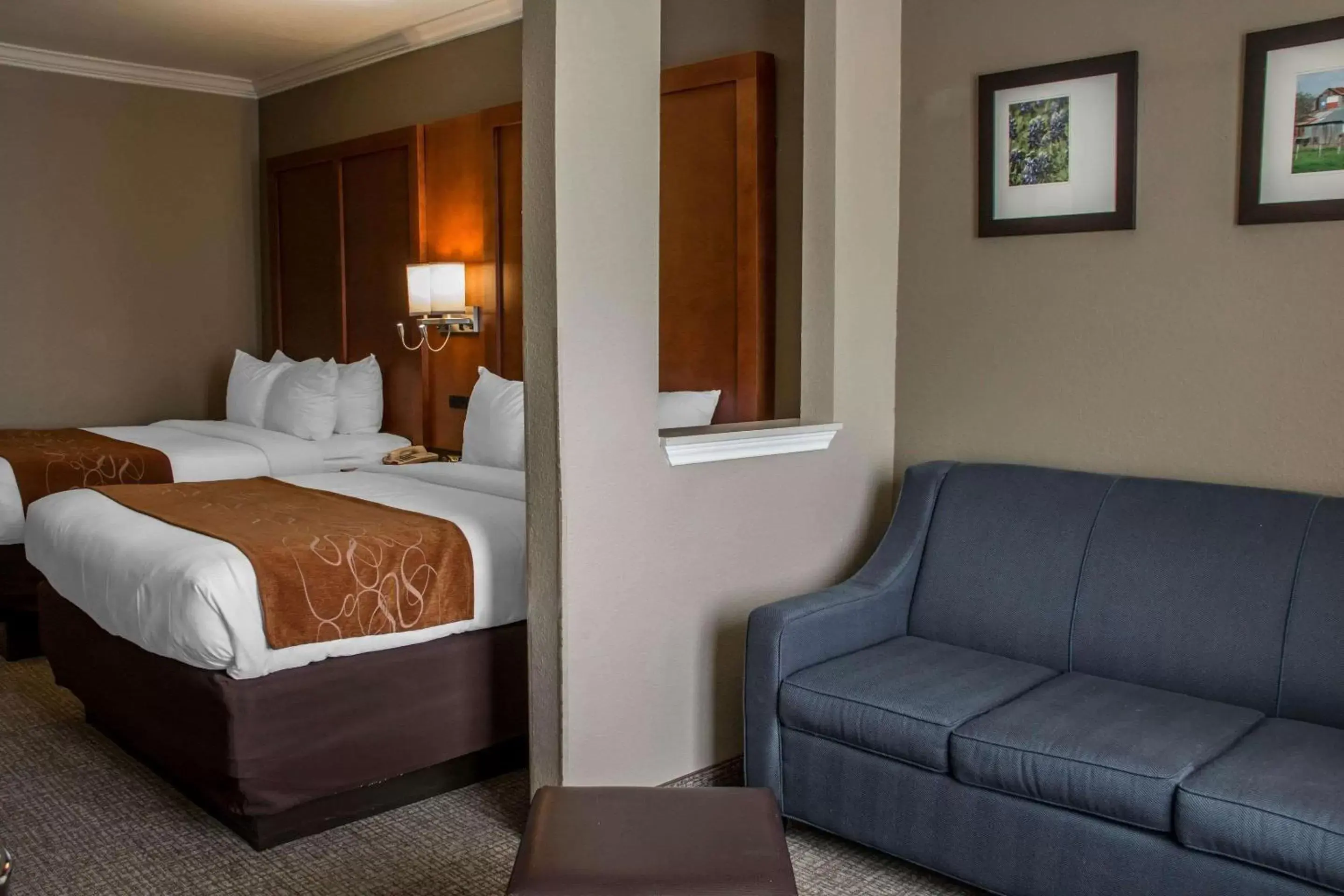 Photo of the whole room, Bed in Comfort Suites New Braunfels