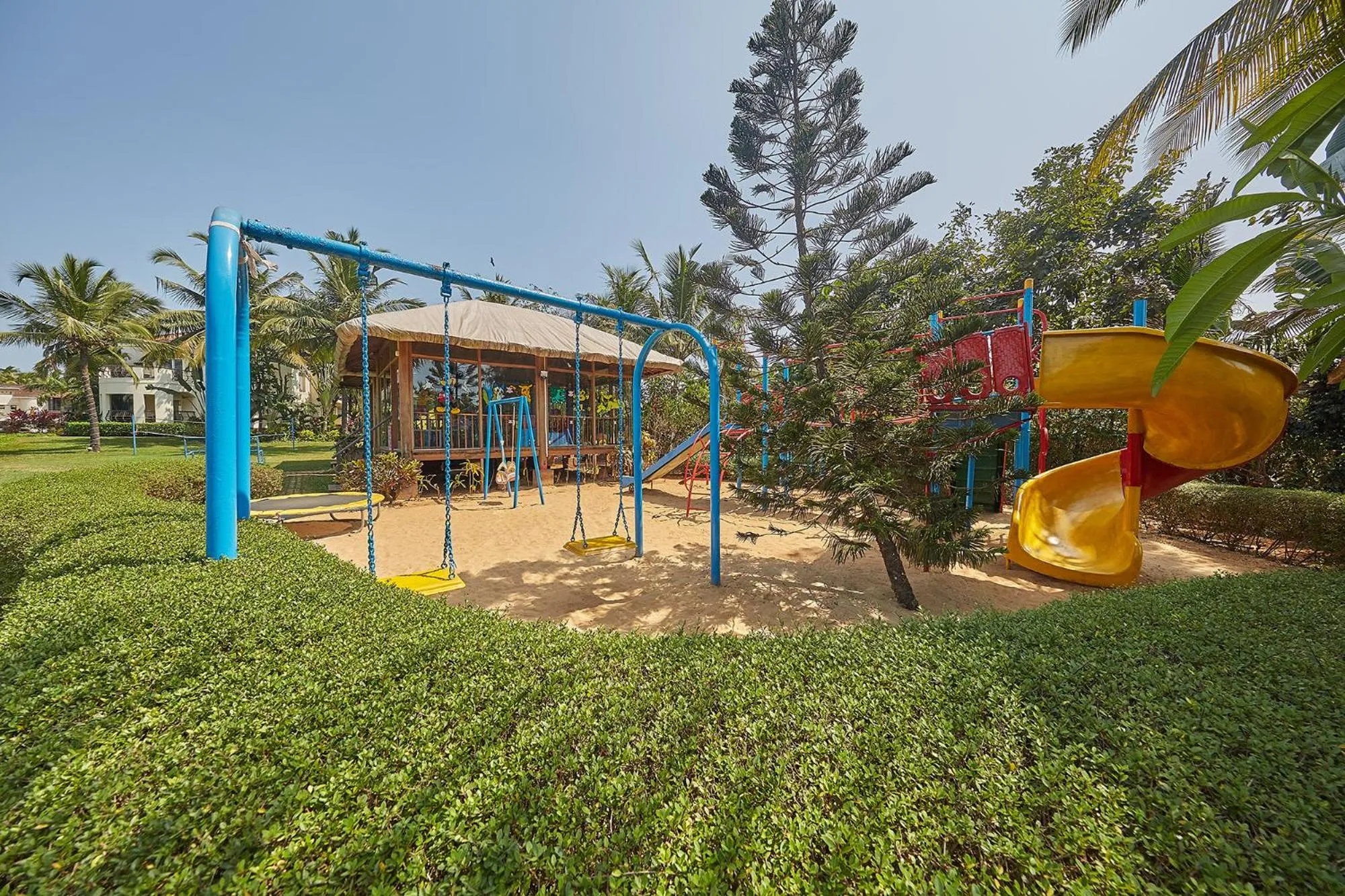 Children play ground in Royal Orchid Beach Resort & Spa, Utorda Beach Goa