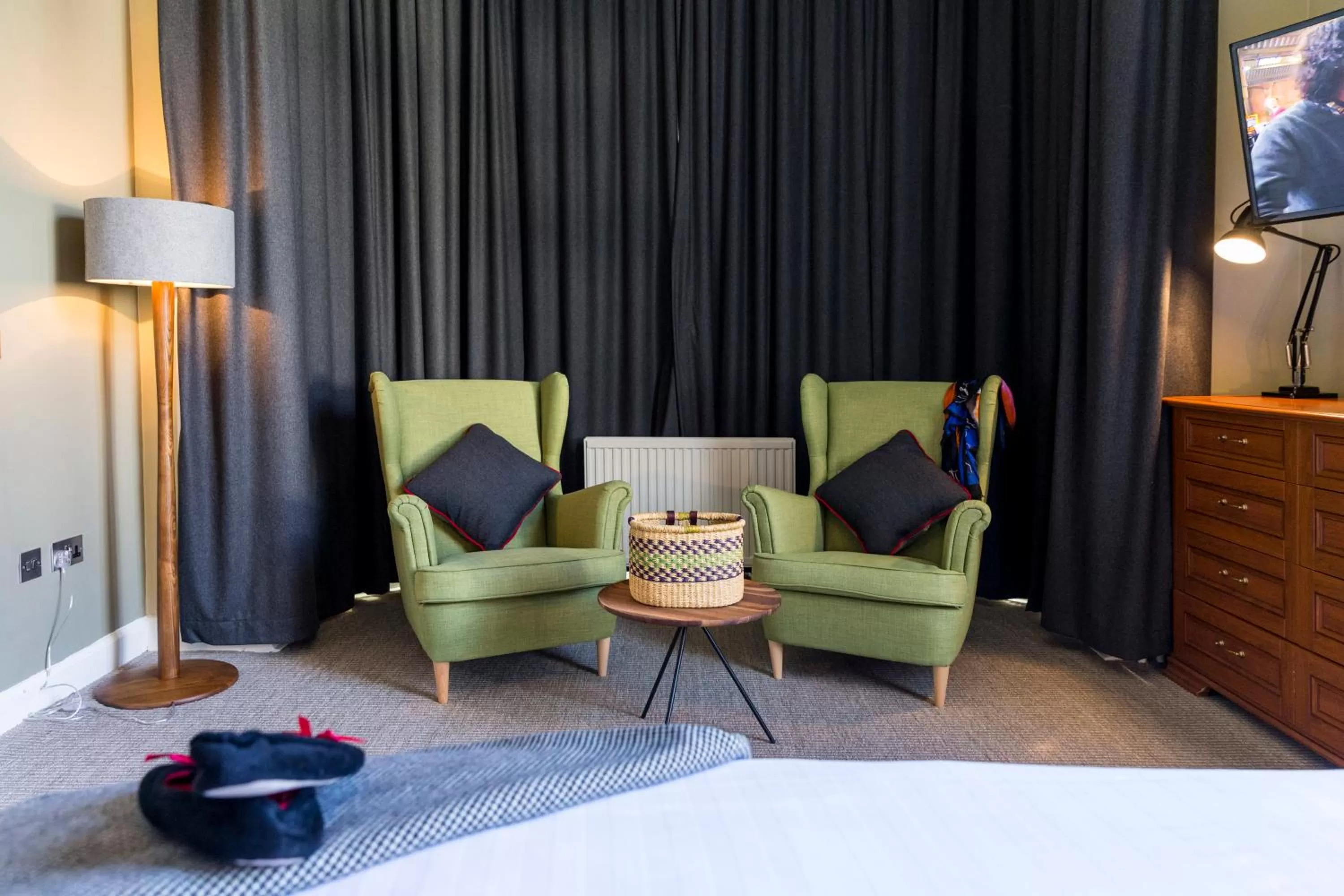 Bedroom, Bed in Peebles Hydro