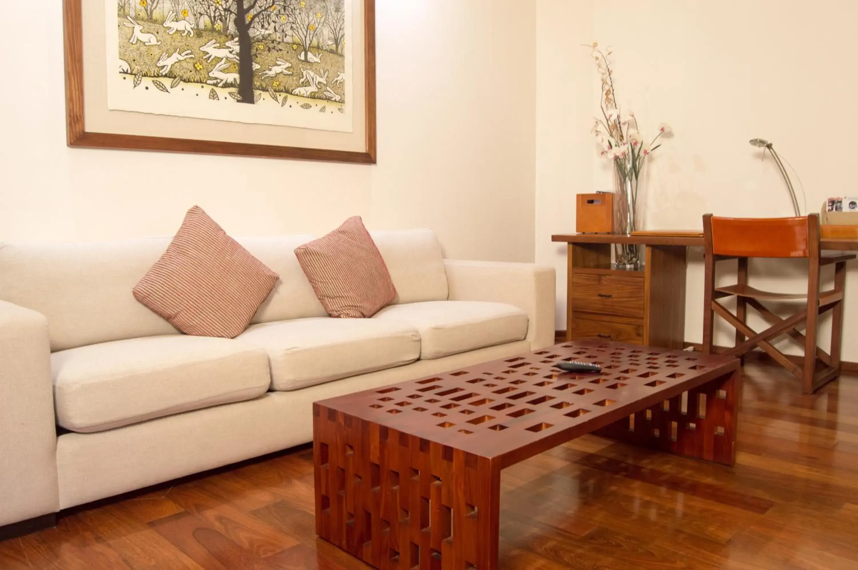 Decorative detail, Seating Area in Hotel Boutique Casa San Diego