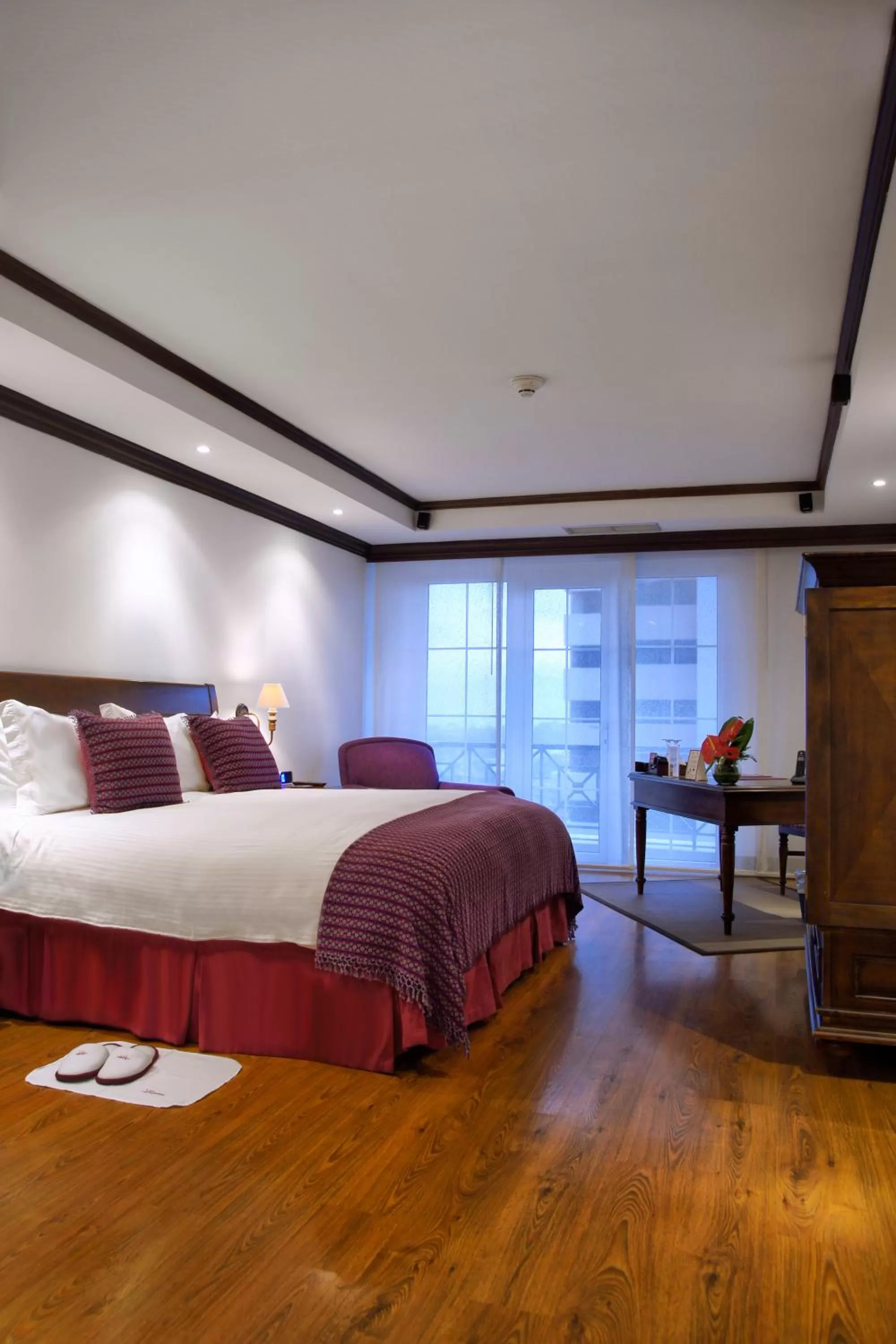 Bed in Hotel Casa Veranda Guatemala