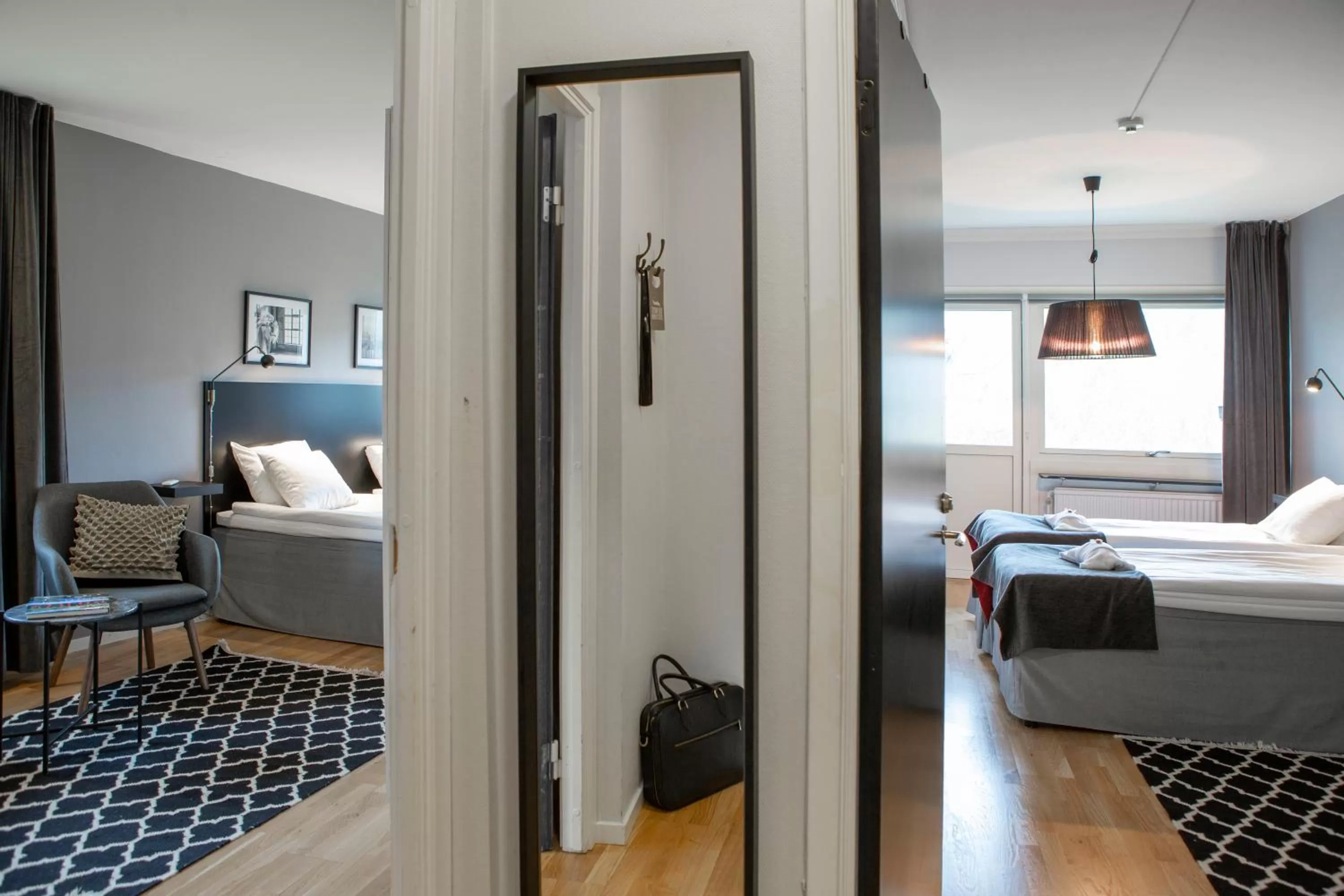 Photo of the whole room, Bed in Hotell Solhem Park