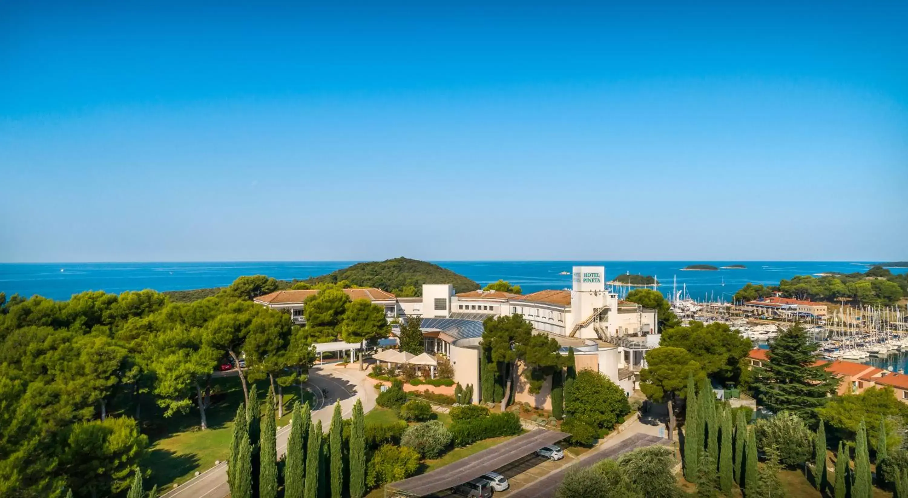 Bird's eye view in Maistra Select Pineta Hotel Bird's eye view in Maistra Select Pineta Hotel