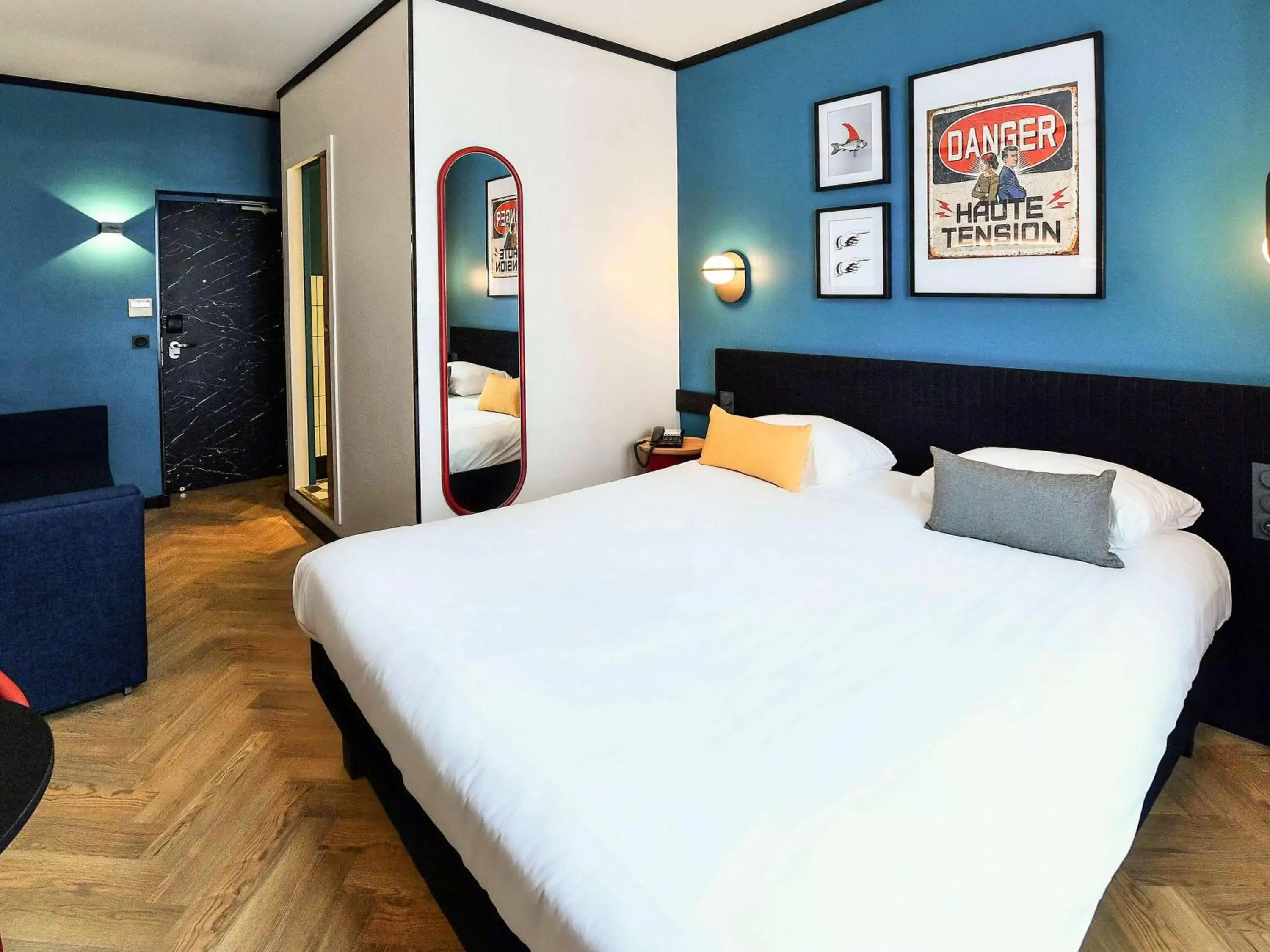 Photo of the whole room, Bed in ibis Styles Dijon Central