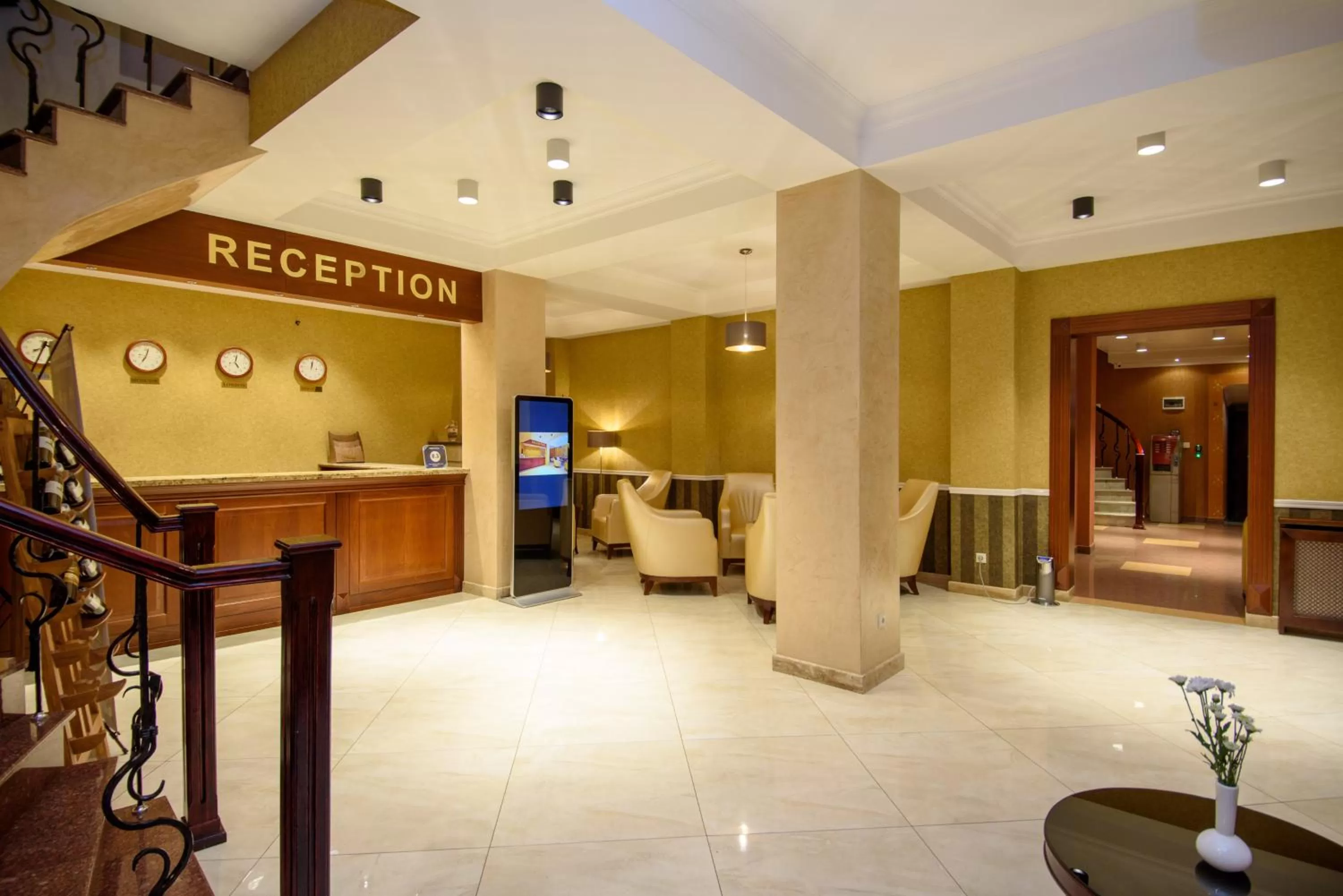 Lobby or reception in KMM Hotel
