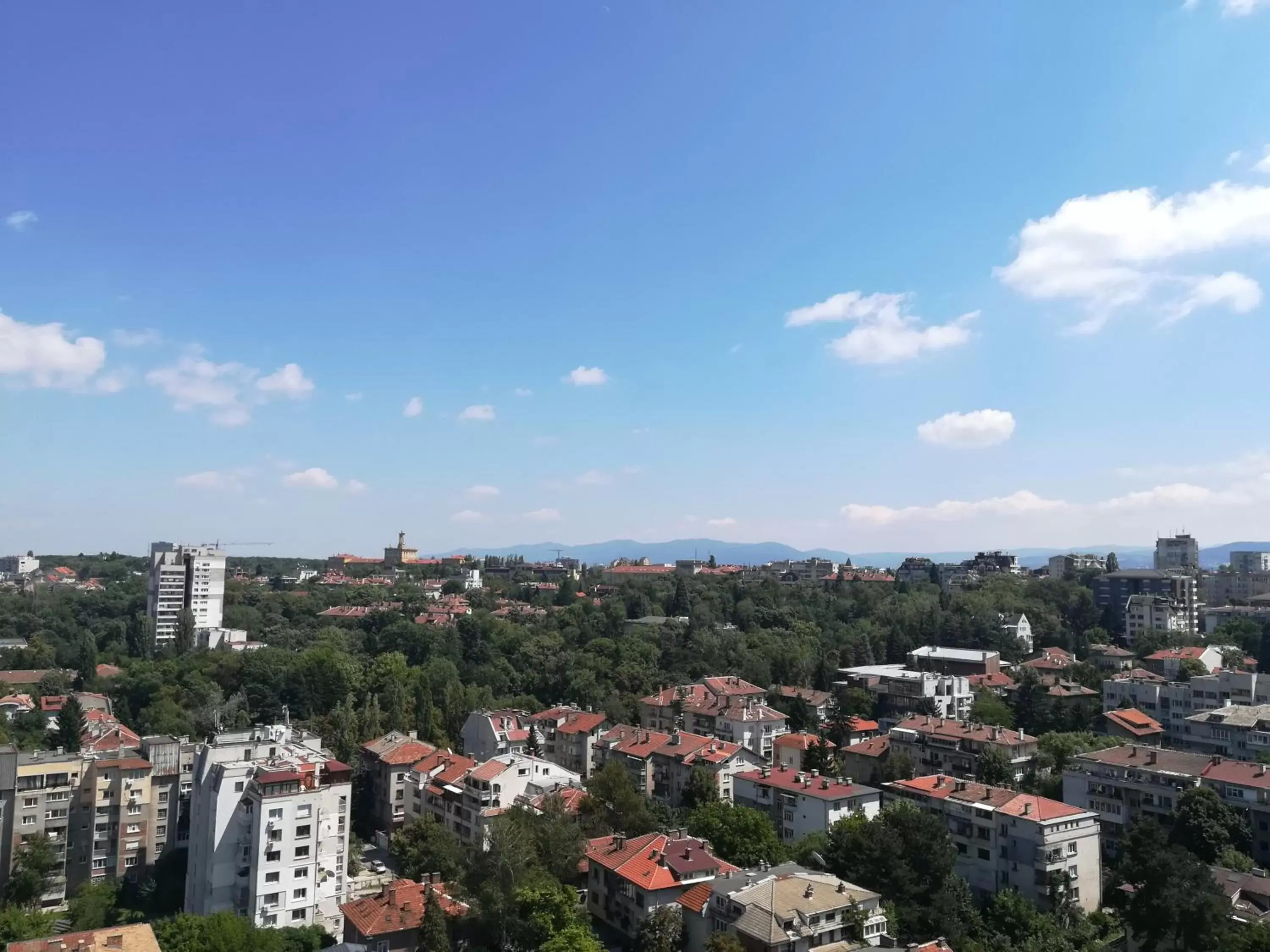 City view in Hemus Hotel Sofia