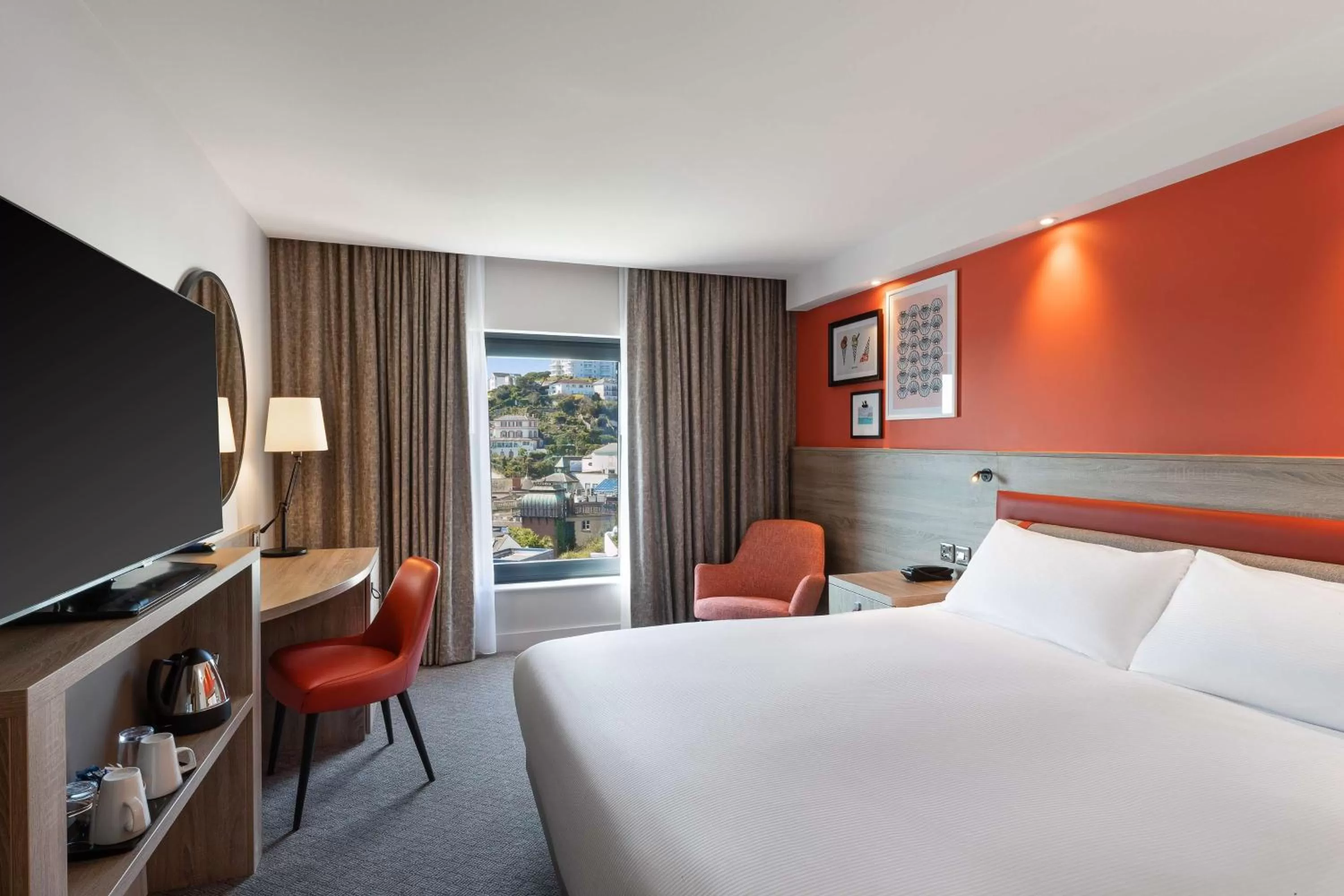 Bedroom, Bed in Hampton By Hilton Torquay