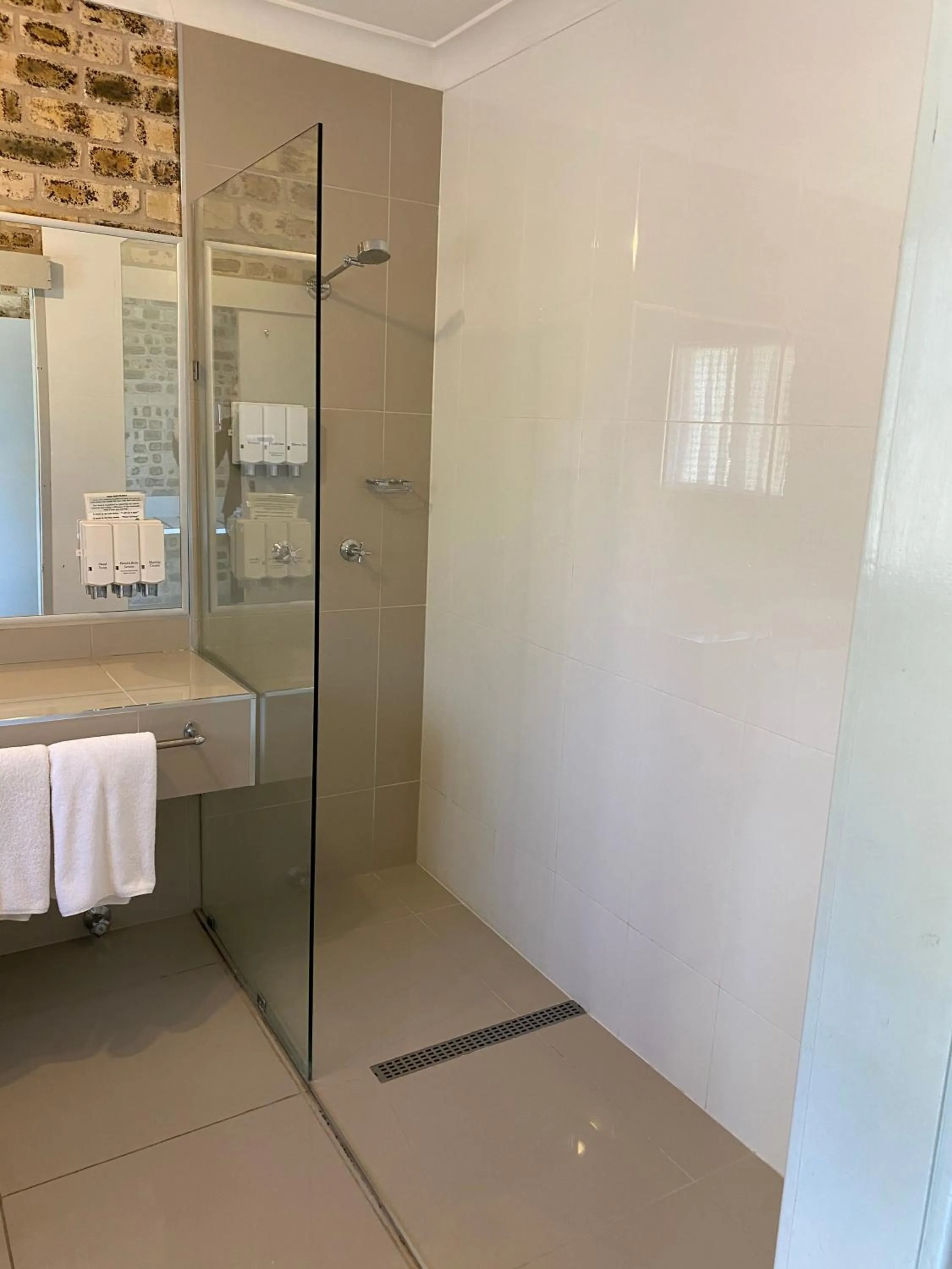 Shower in Sir Francis Drake