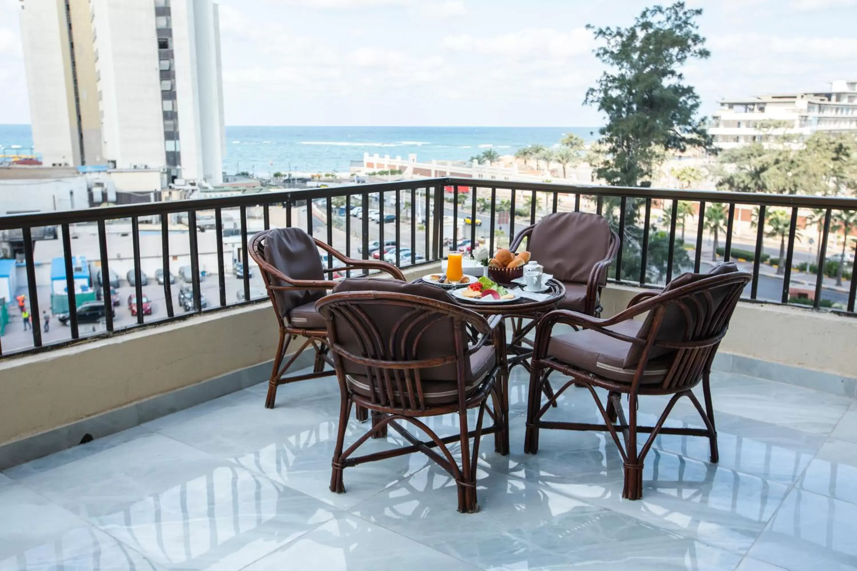Balcony/Terrace in AIFU Hotel El Montazah Alexandria