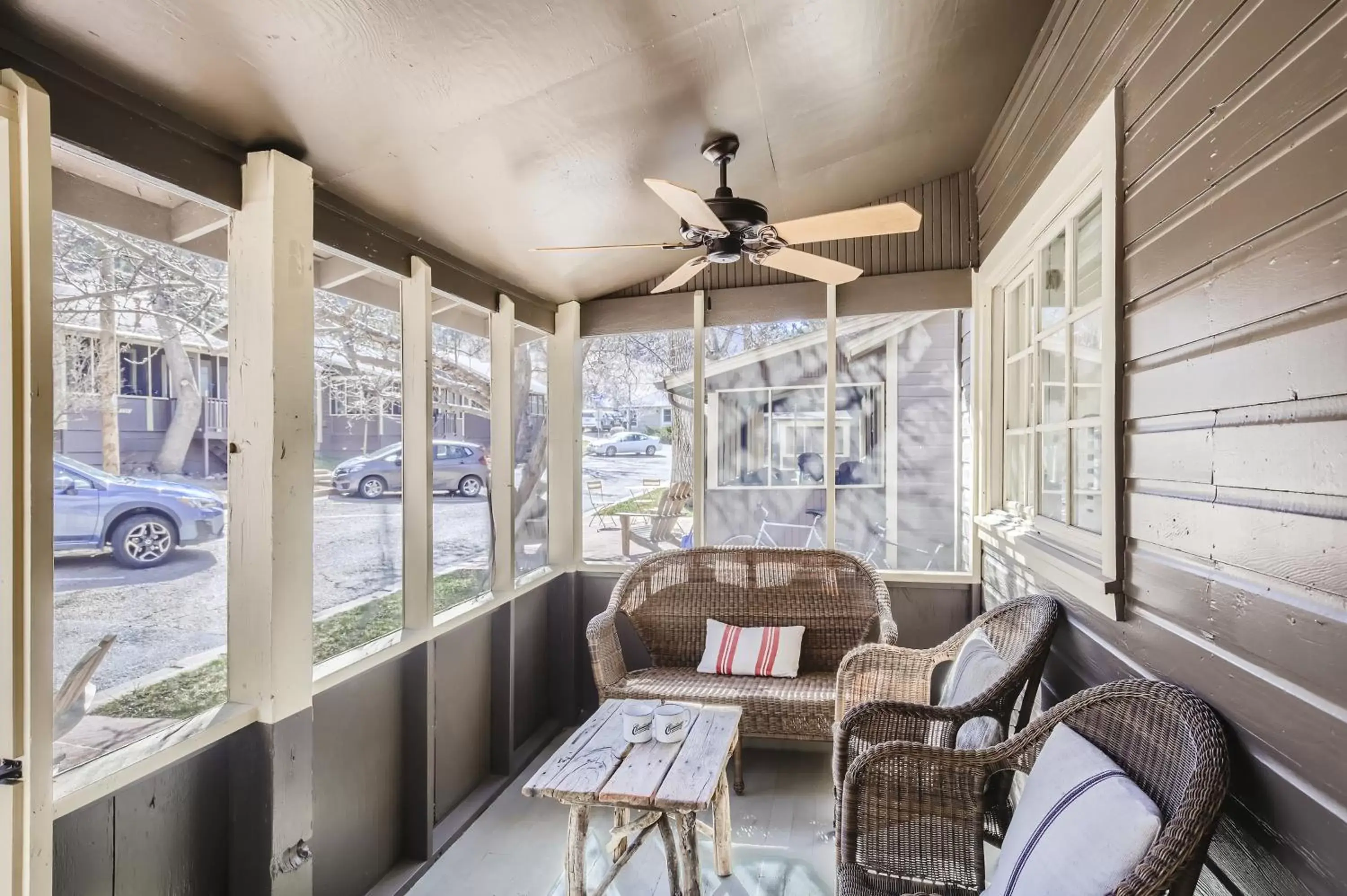 Seating Area in Colorado Chautauqua Cottages