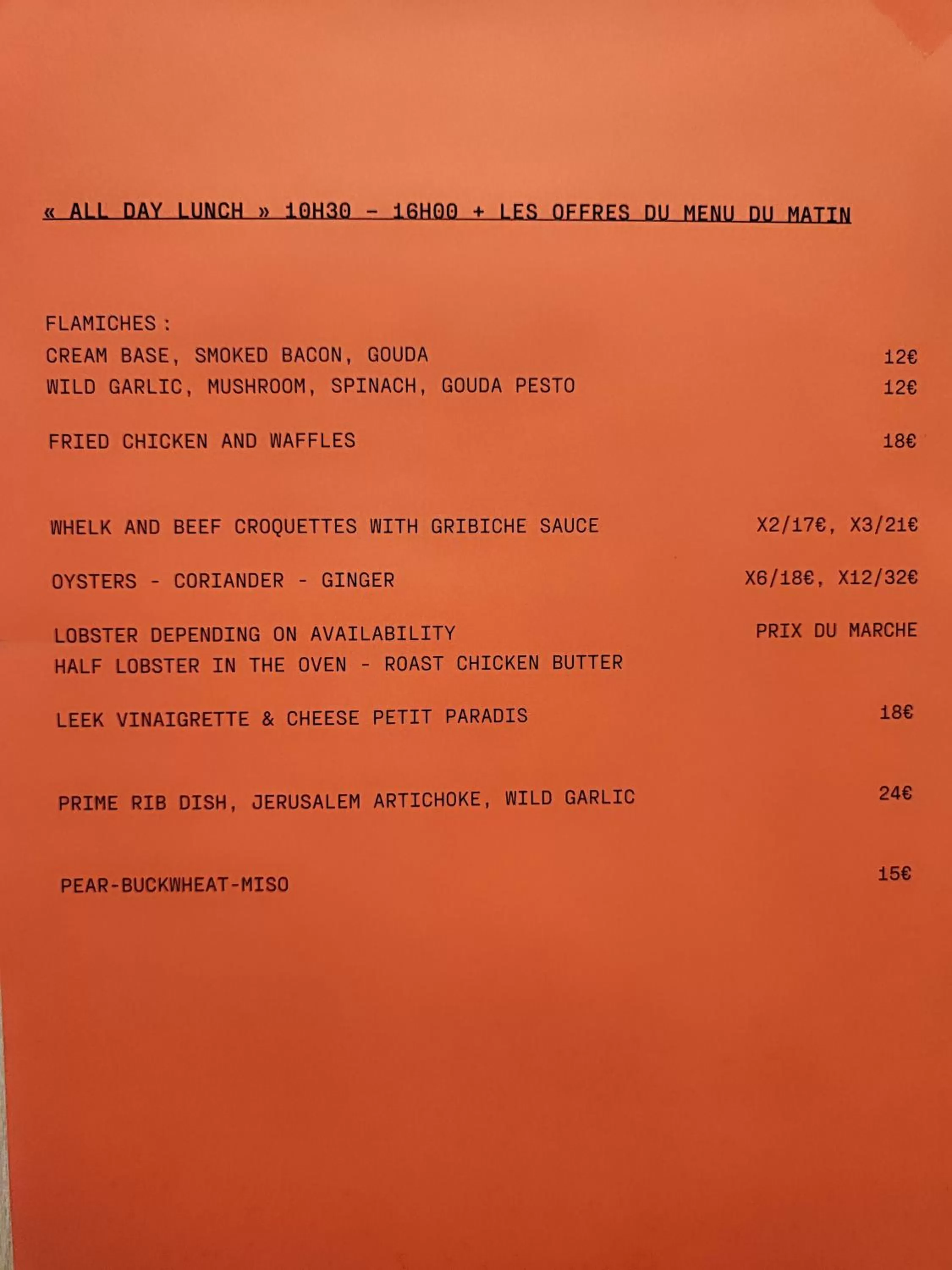 Restaurant/places to eat in Hotel La Grande Cloche