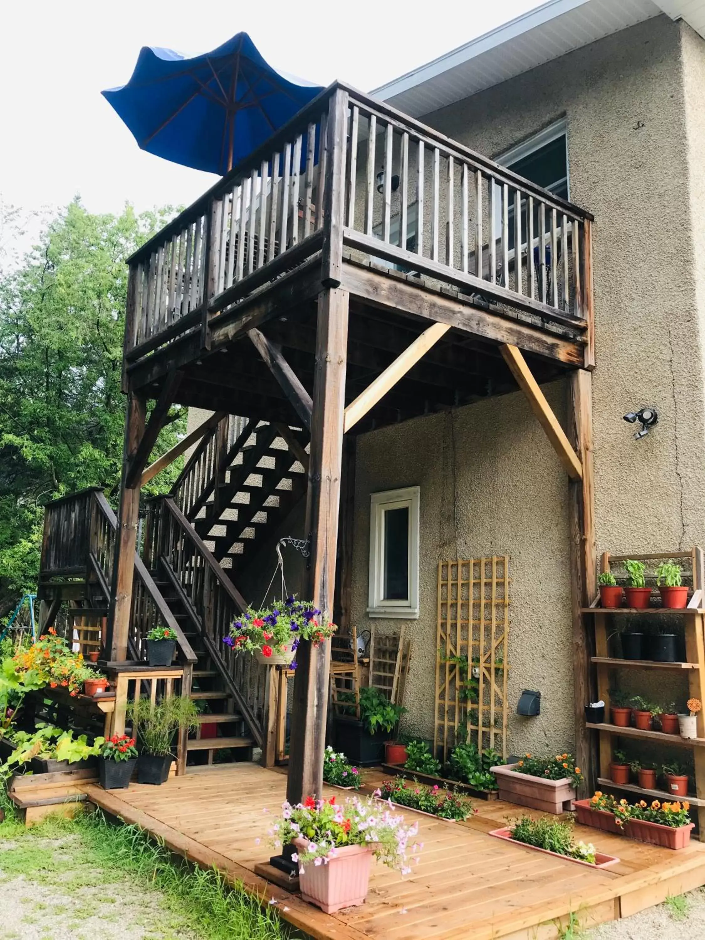 Balcony/Terrace, Property Building in Auberge De Mon Petit Chum B&B