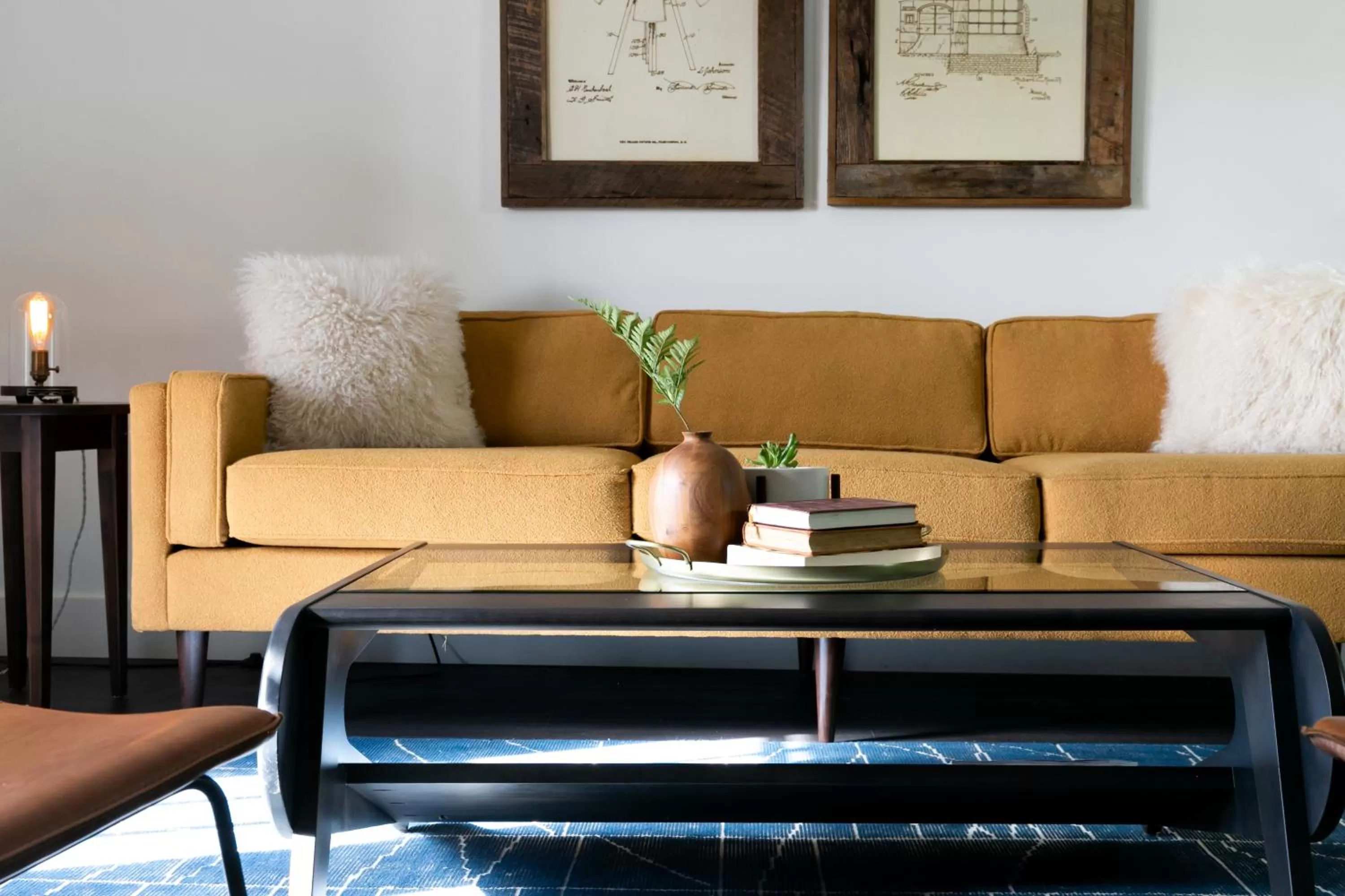 Seating area in Bode Nashville