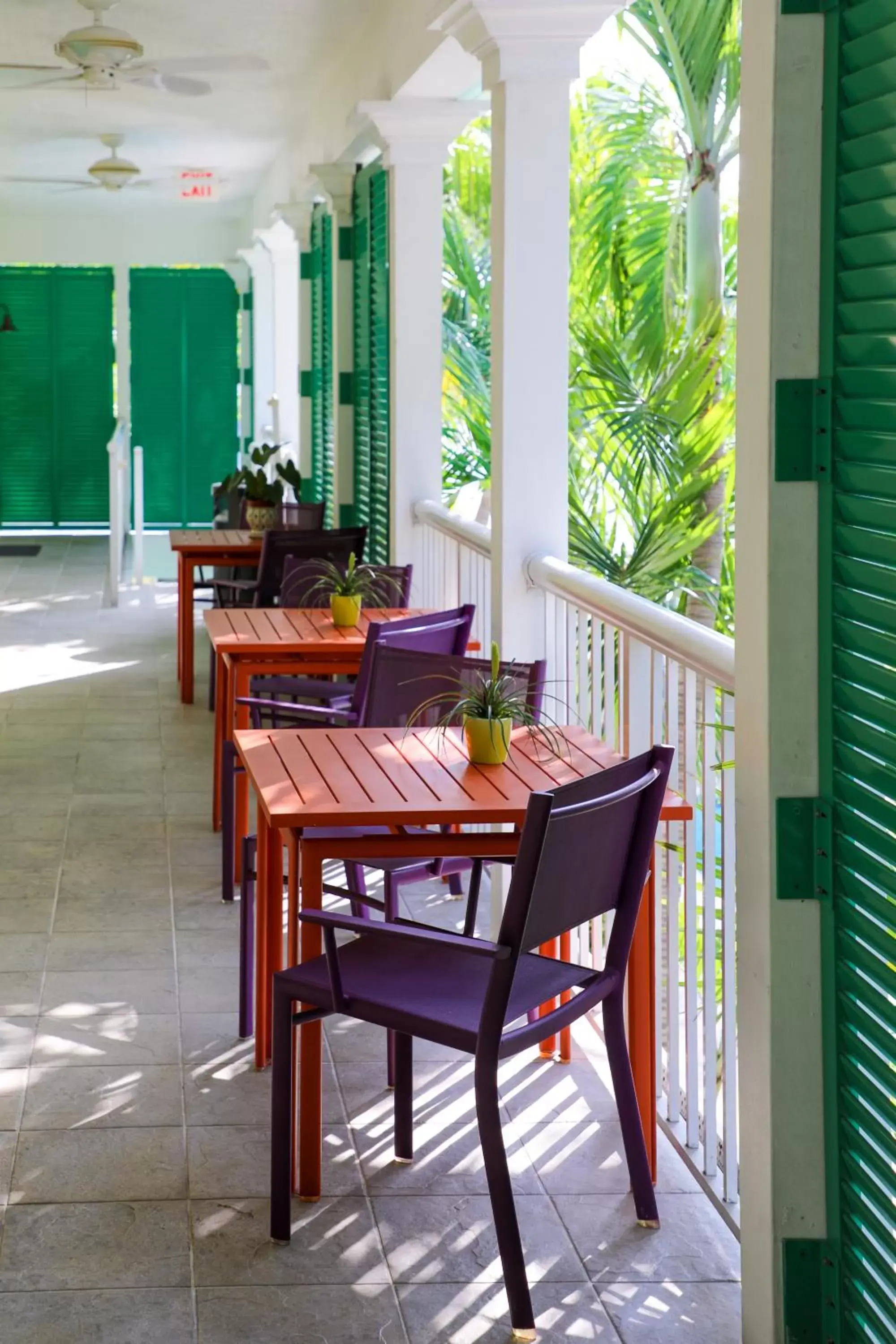 Balcony/Terrace, Restaurant/Places to Eat in Almond Tree Inn - Adults Only