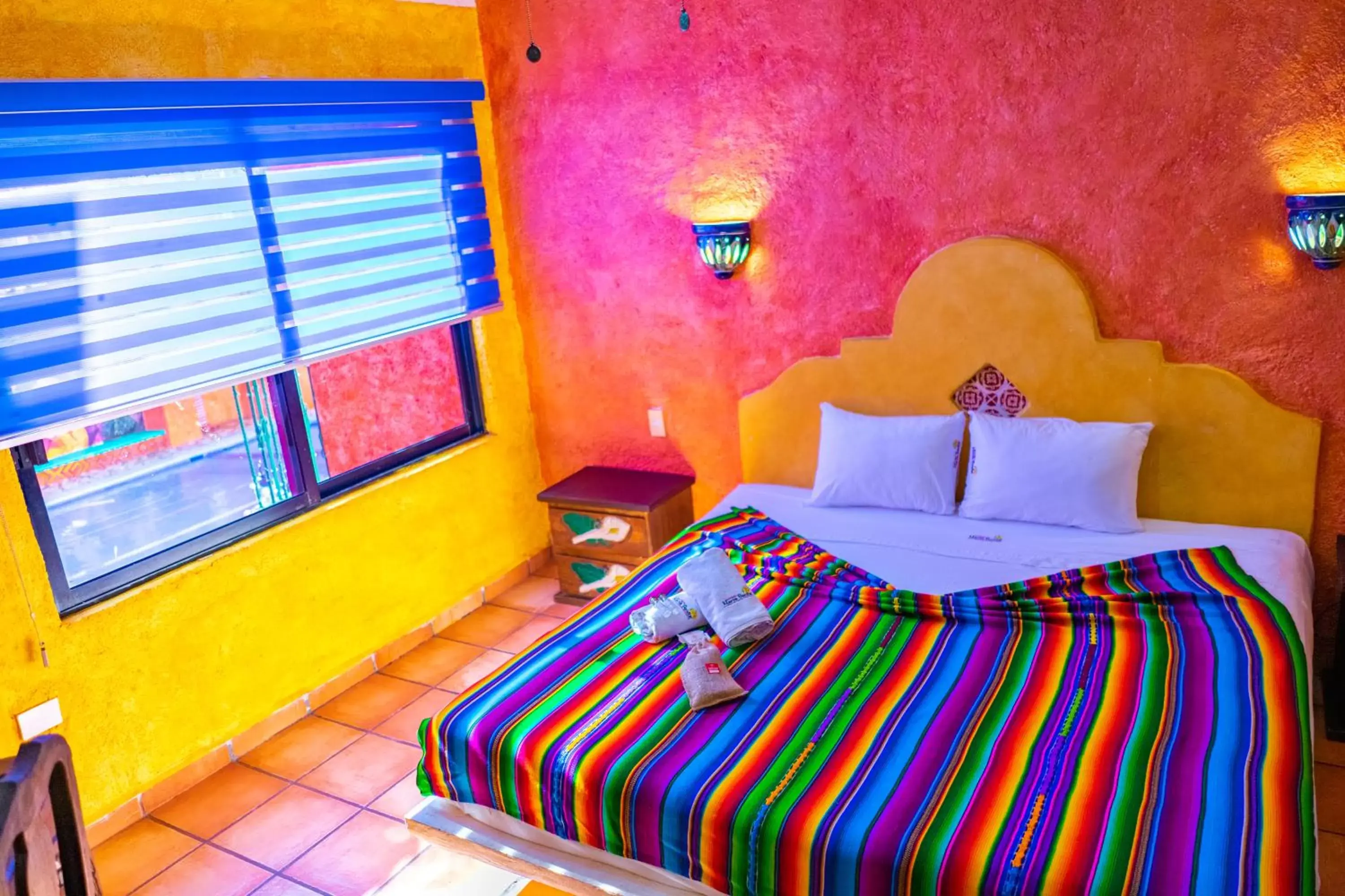 Photo of the whole room, Bed in Hacienda Maria Bonita Hotel