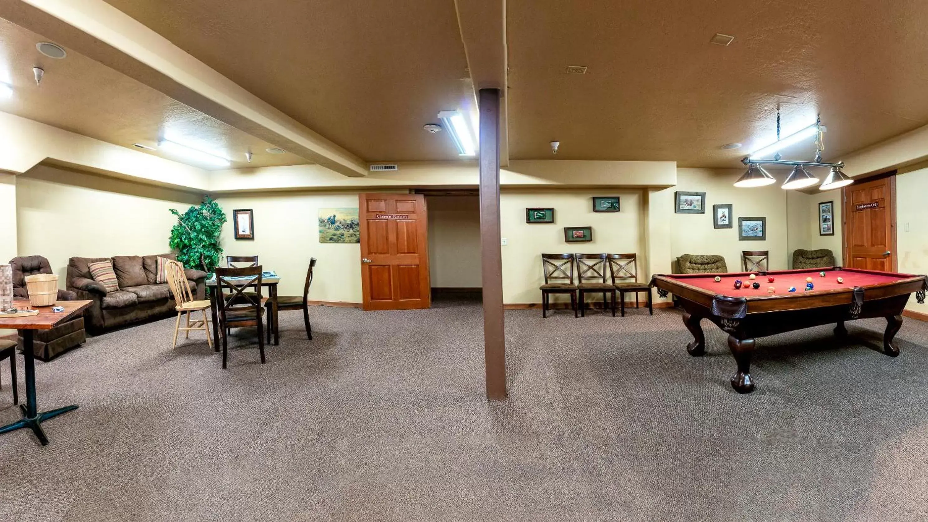 Billiards in Callahan's Lodge