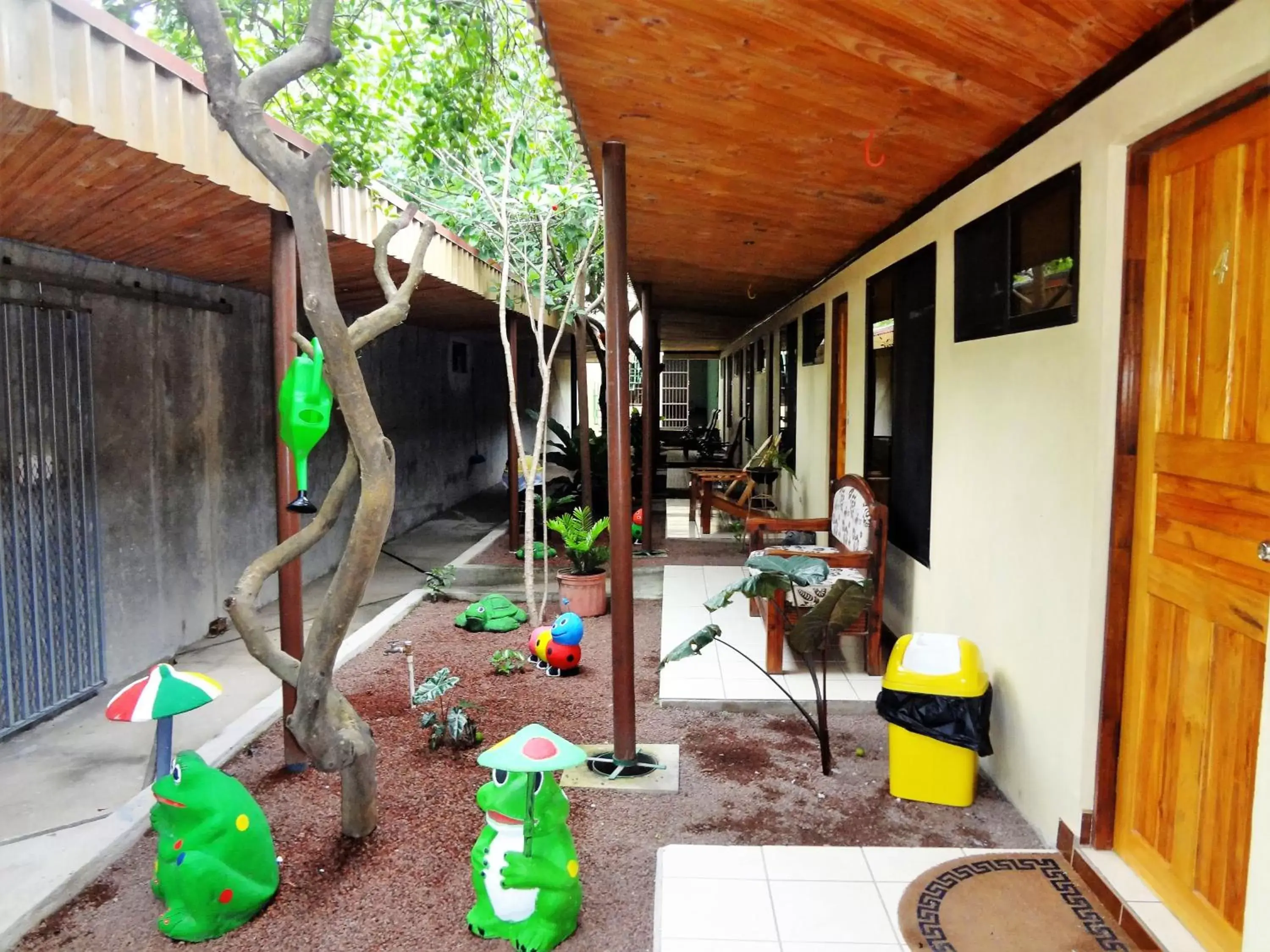 Patio in Hotel Villa Hermosa