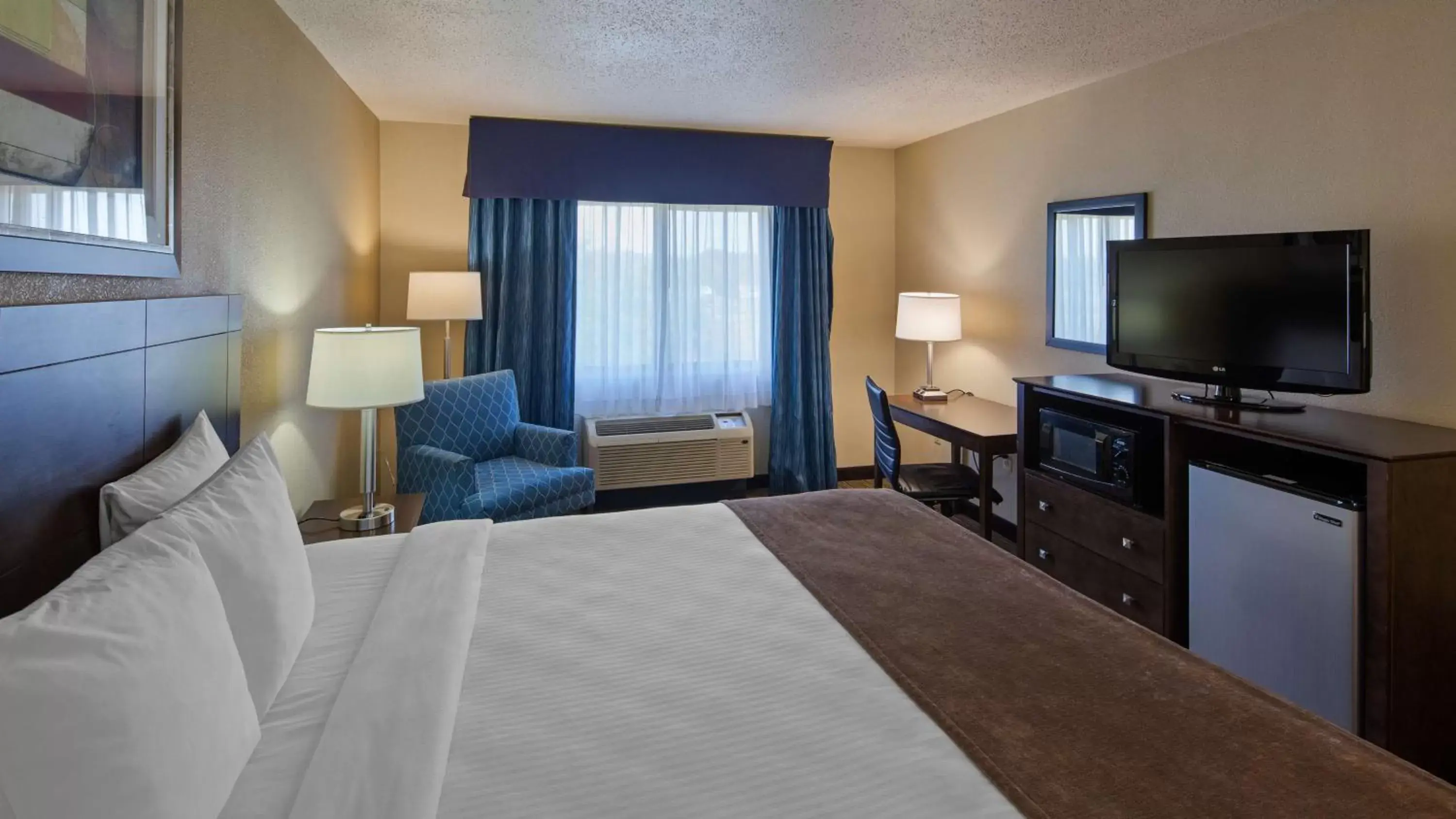 Photo of the whole room, TV/Entertainment Center in Best Western Port Huron Blue Water Bridge