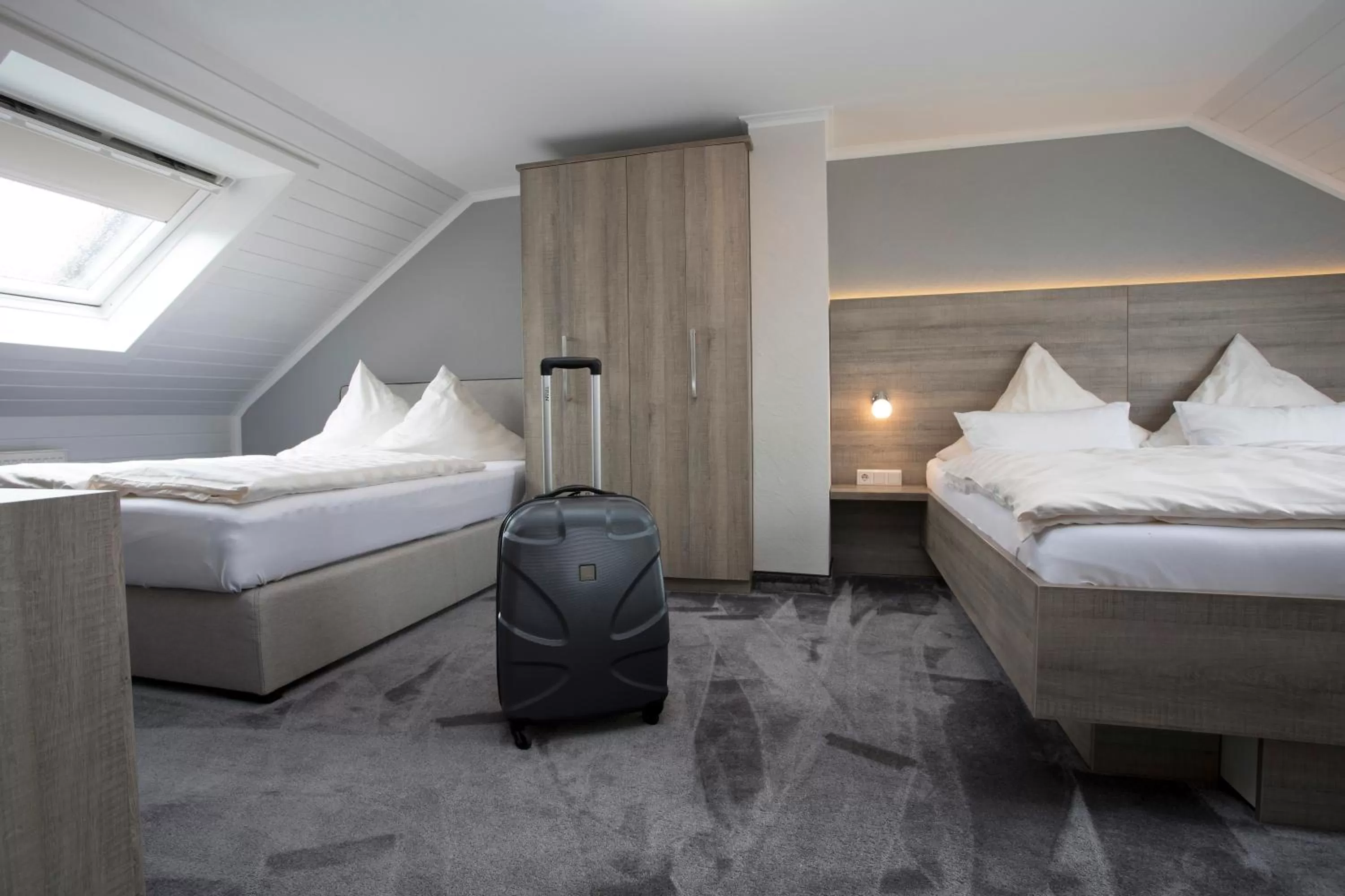 Bed in Hotel Forsthaus