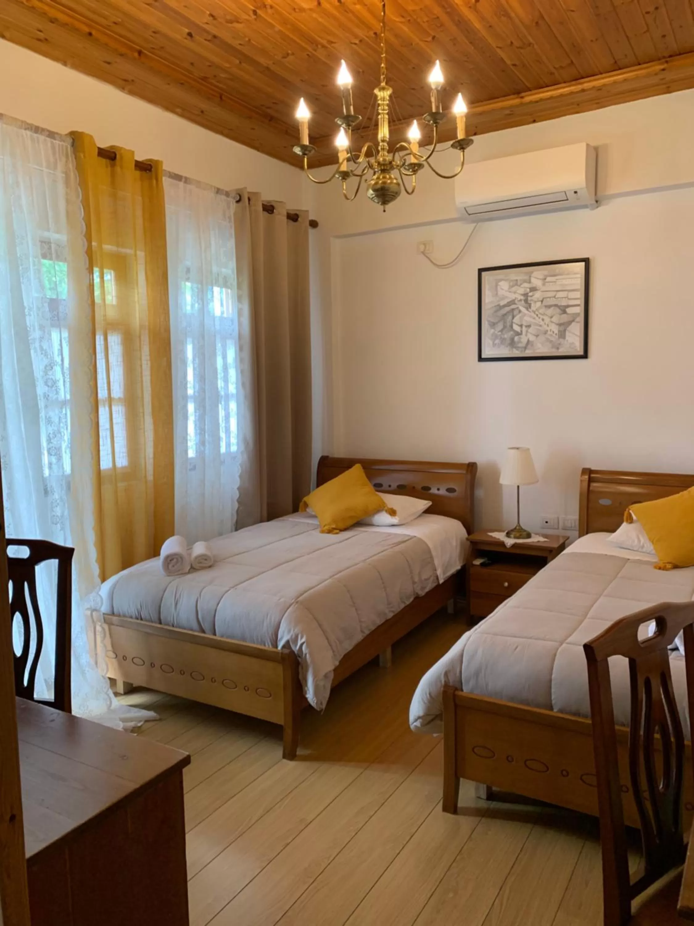 Bed in Hotel Gjirokastra