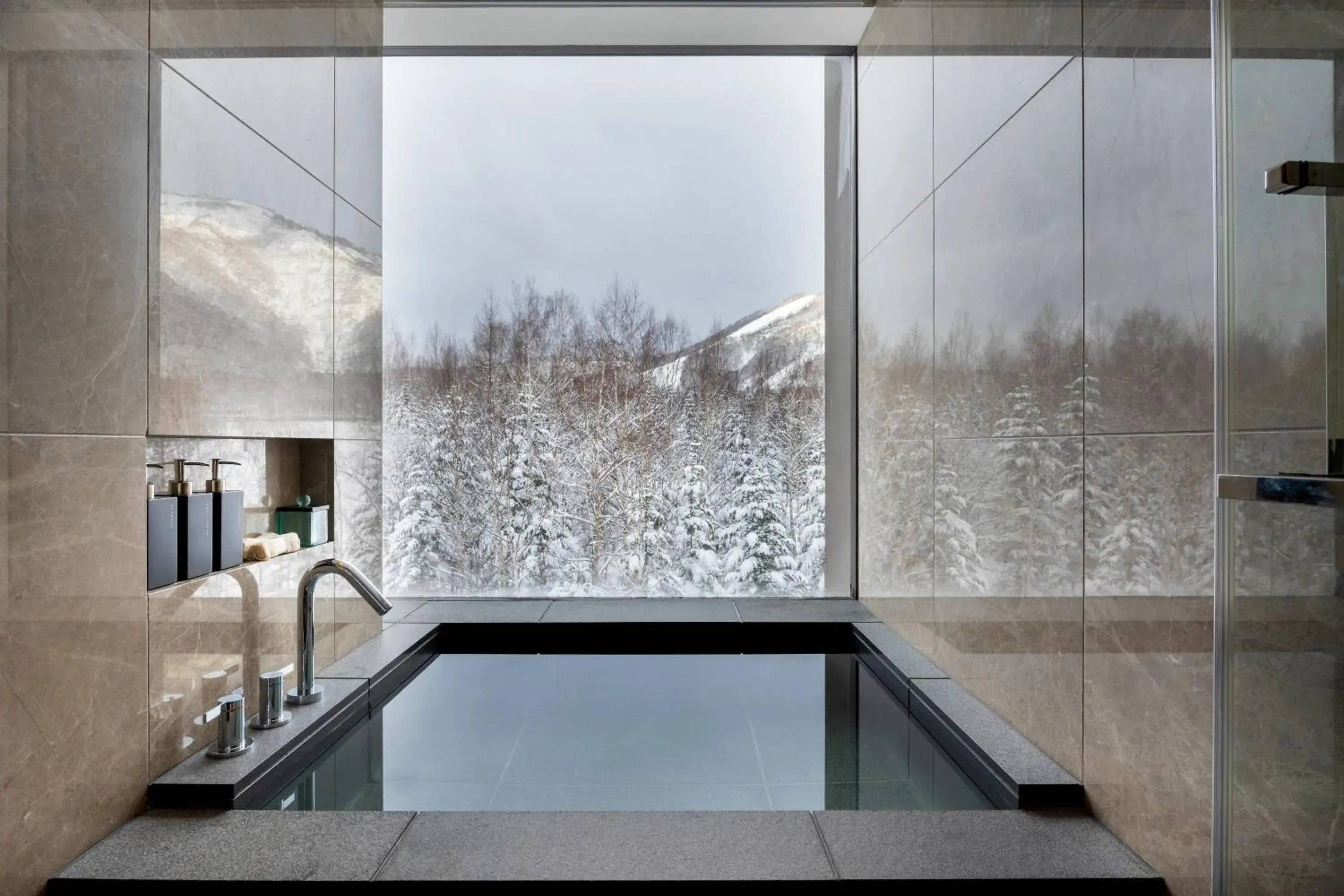 Bathroom, Swimming Pool in Higashiyama Niseko Village, a Ritz-Carlton Reserve