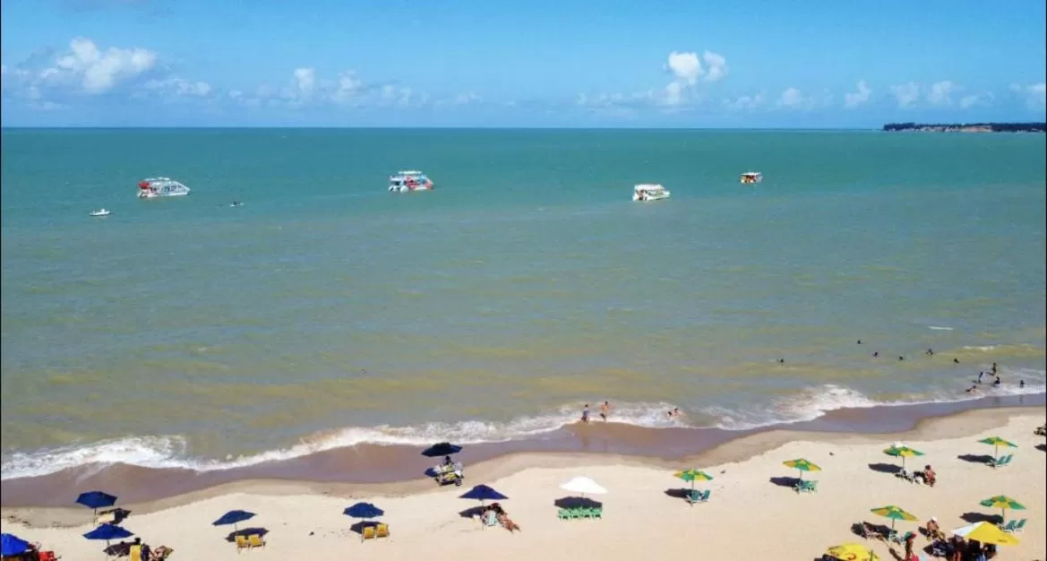 Natural landscape, Beach in Flat beira mar Tambaú