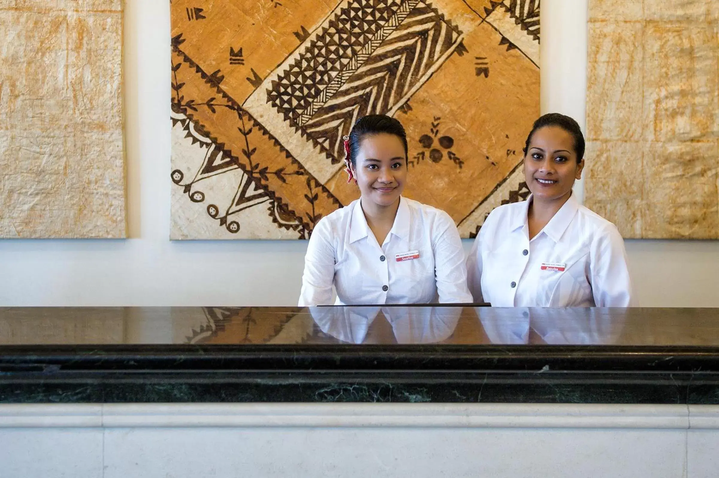 Staff, Lobby/Reception in Tanoa International Dateline Hotel