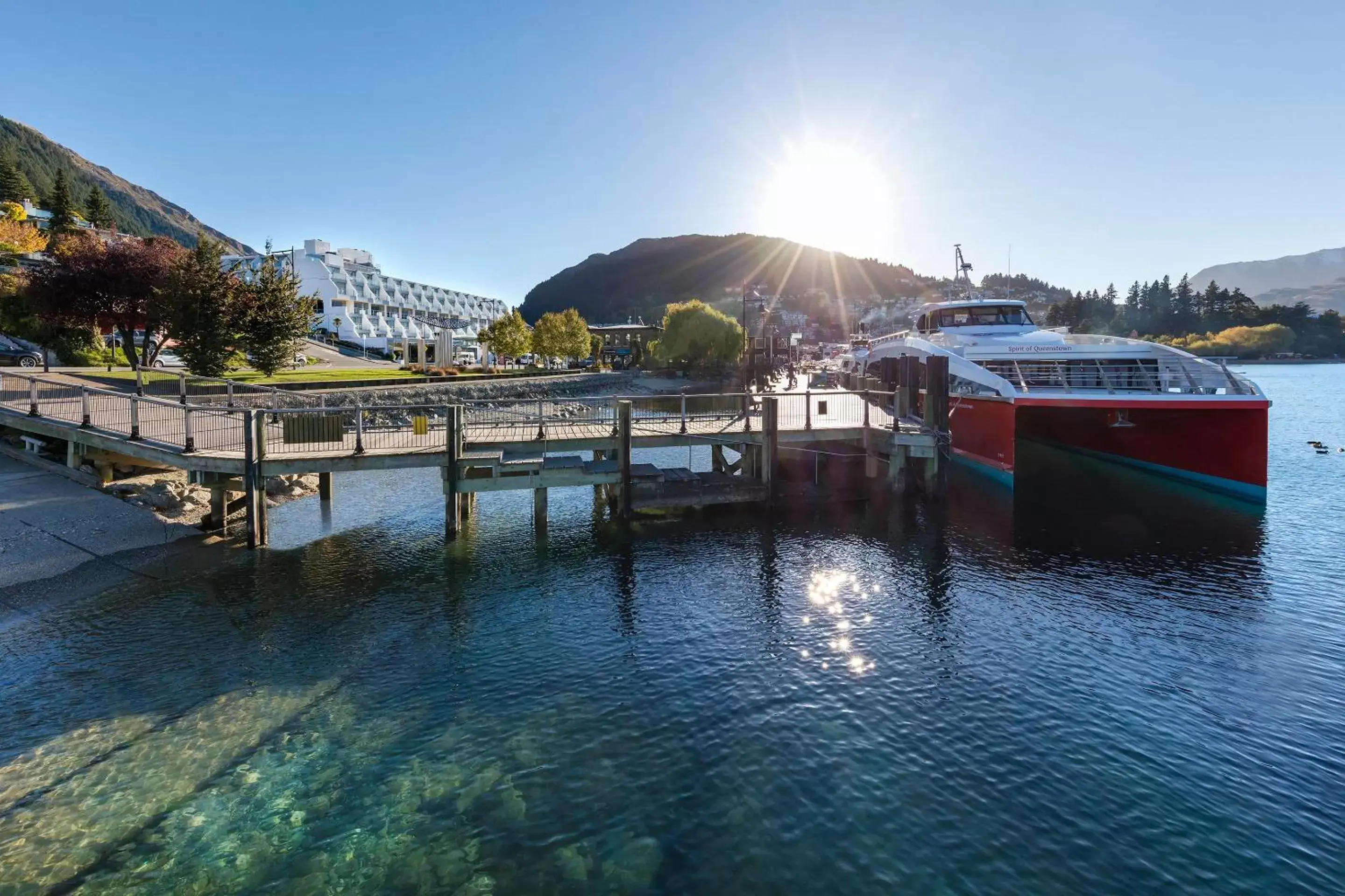 Property building, Swimming Pool in Crowne Plaza Queenstown, an IHG Hotel