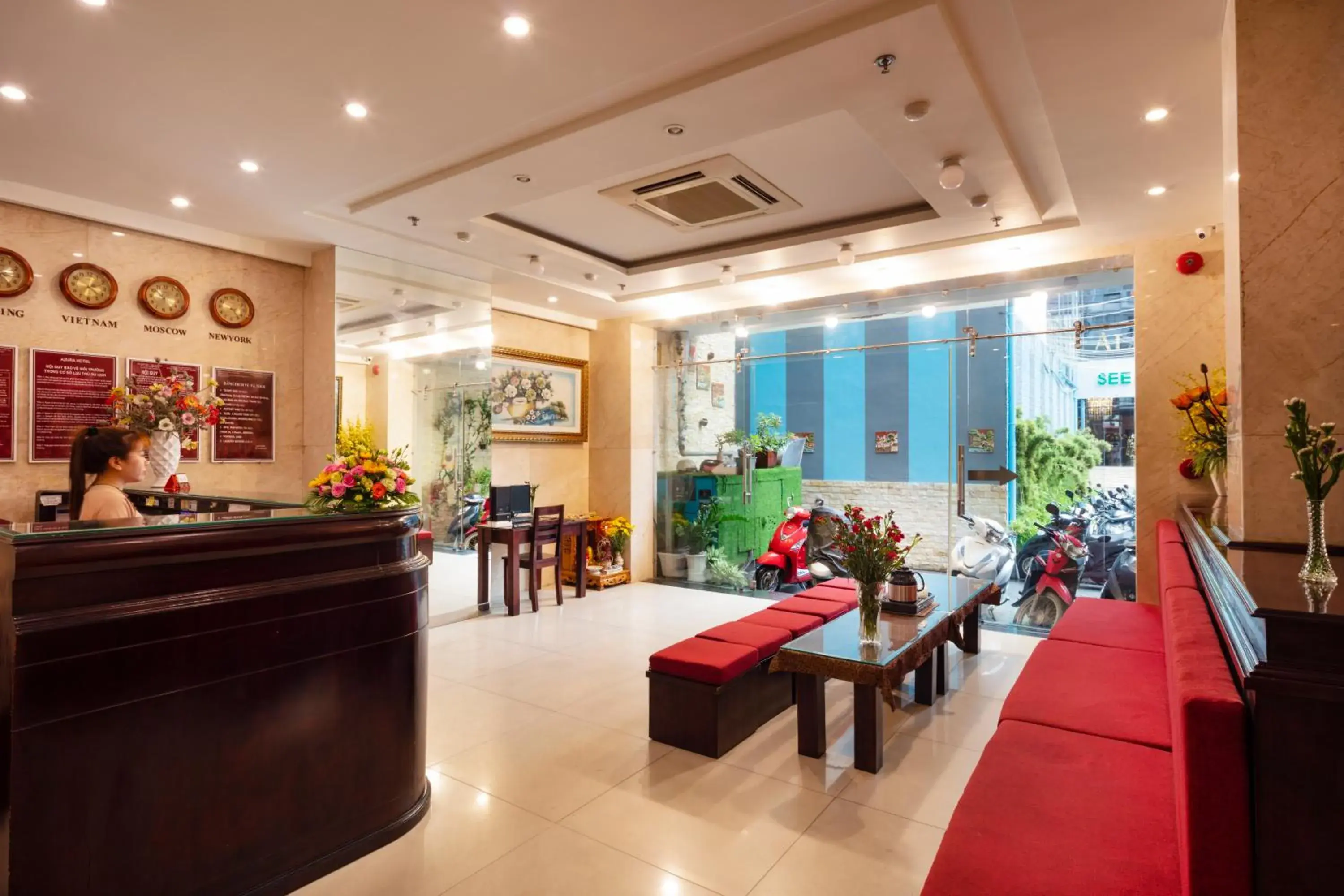 Lobby or reception, Lobby/Reception in Azura Hotel